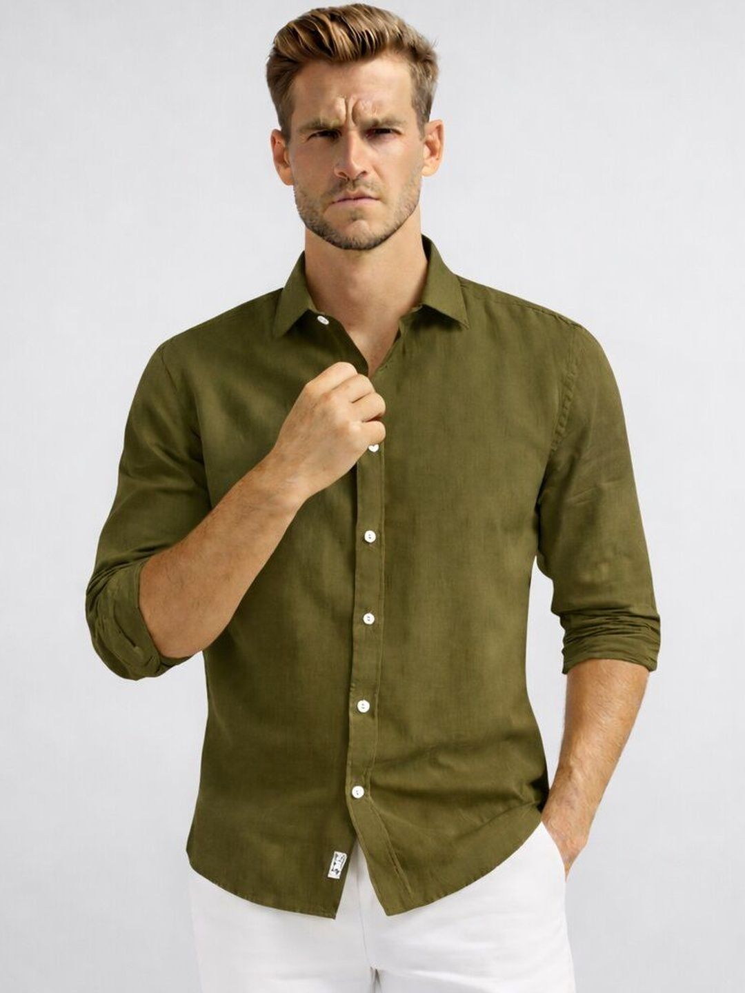 Roadster Clinch Fashion Men Cotton Blend Full Sleeve Shirts