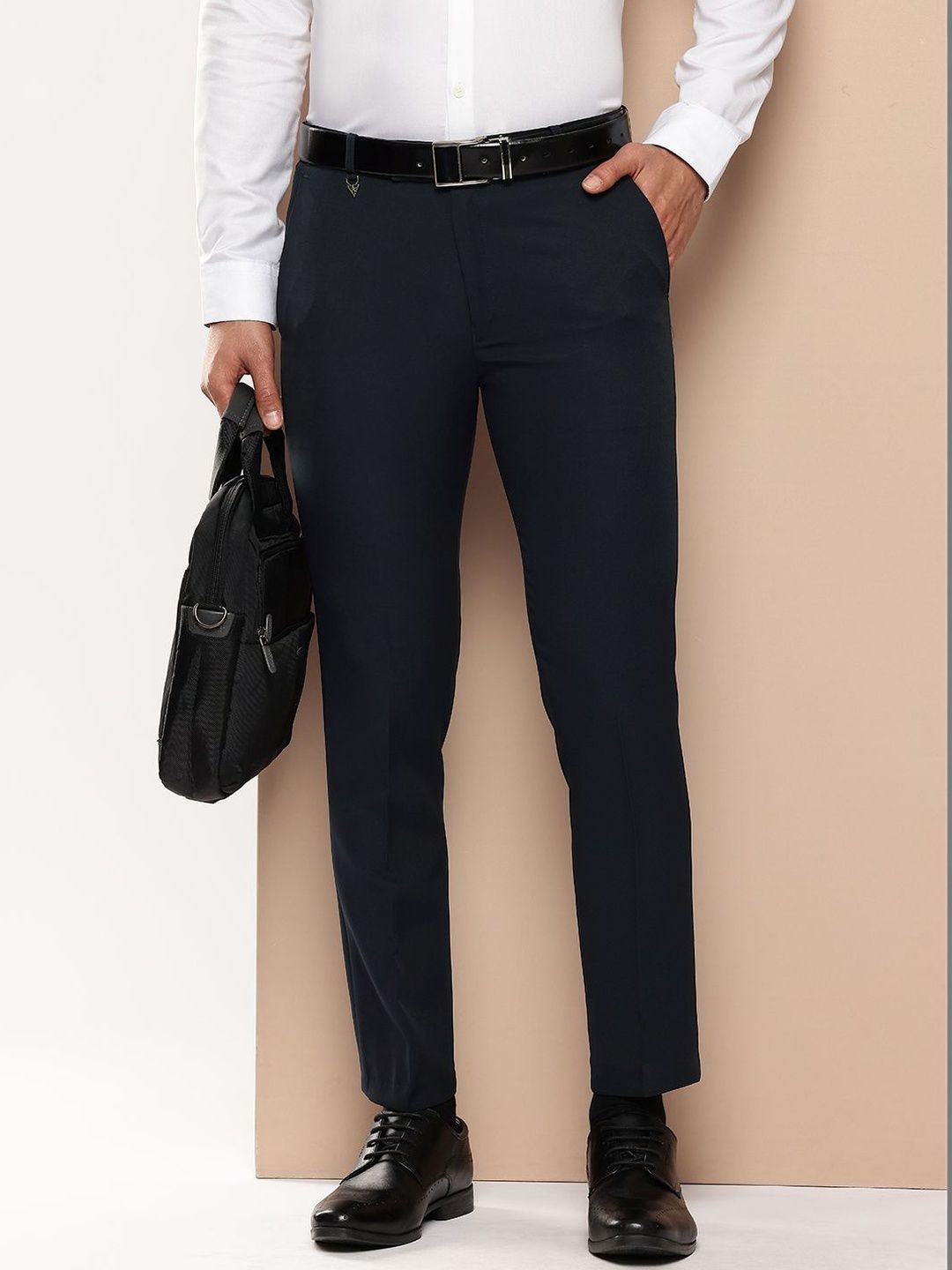 R.Code by The Roadster Life Co. Men Slim Fit Trousers