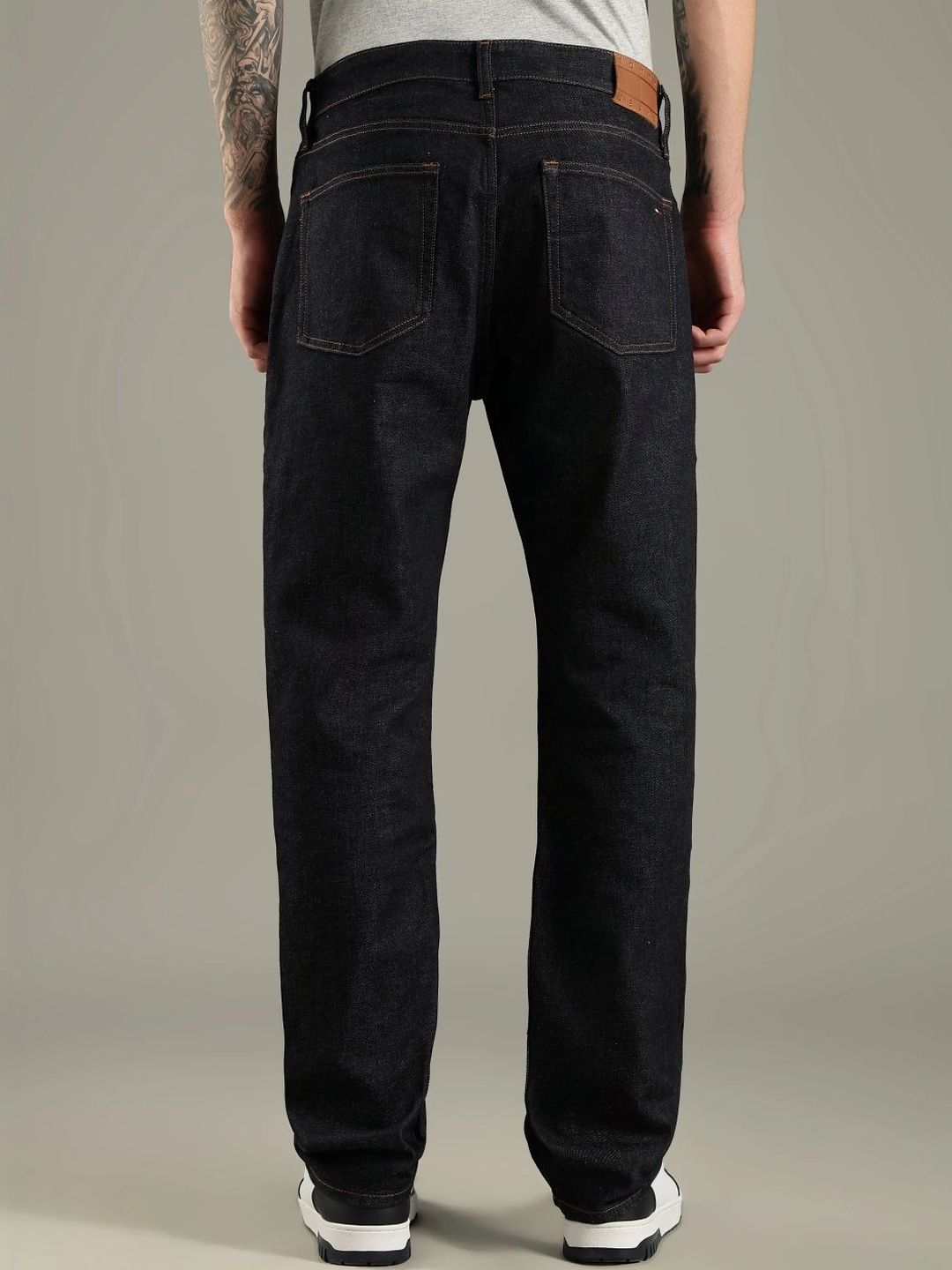 Slim Fit Mid-Rise Heavy Fade Jeans