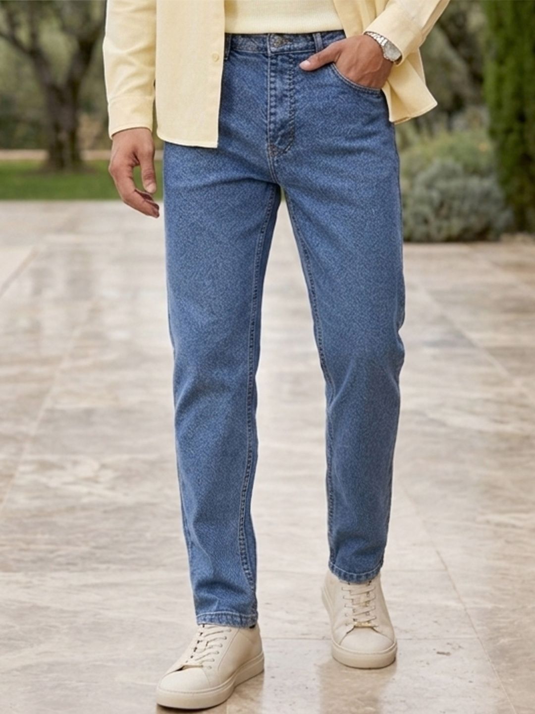 Urbano Fashion Men Slim Fit Mid-Rise Stretchable Denim Jeans