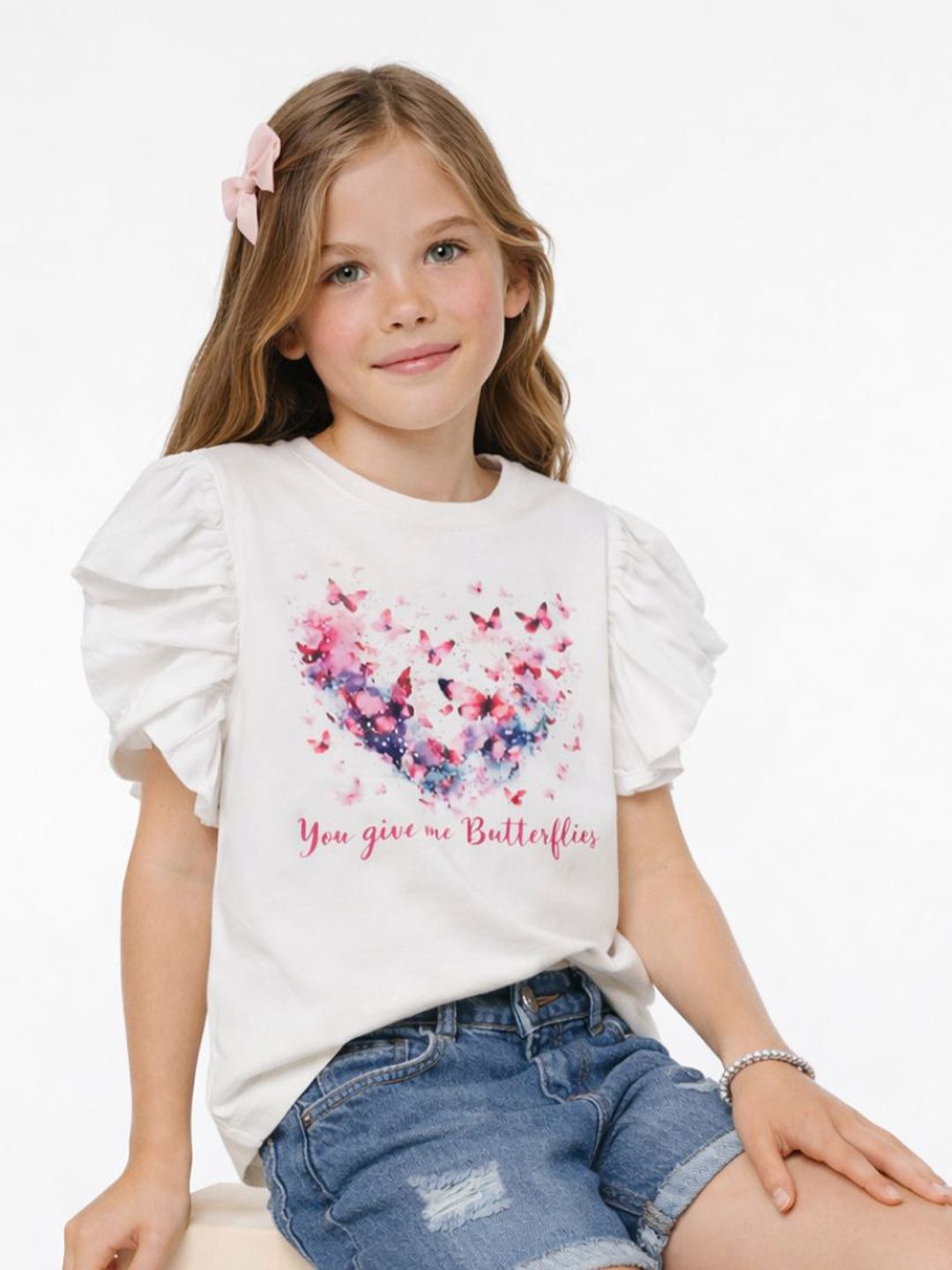 Gini and Jony Girls Cotton Tops