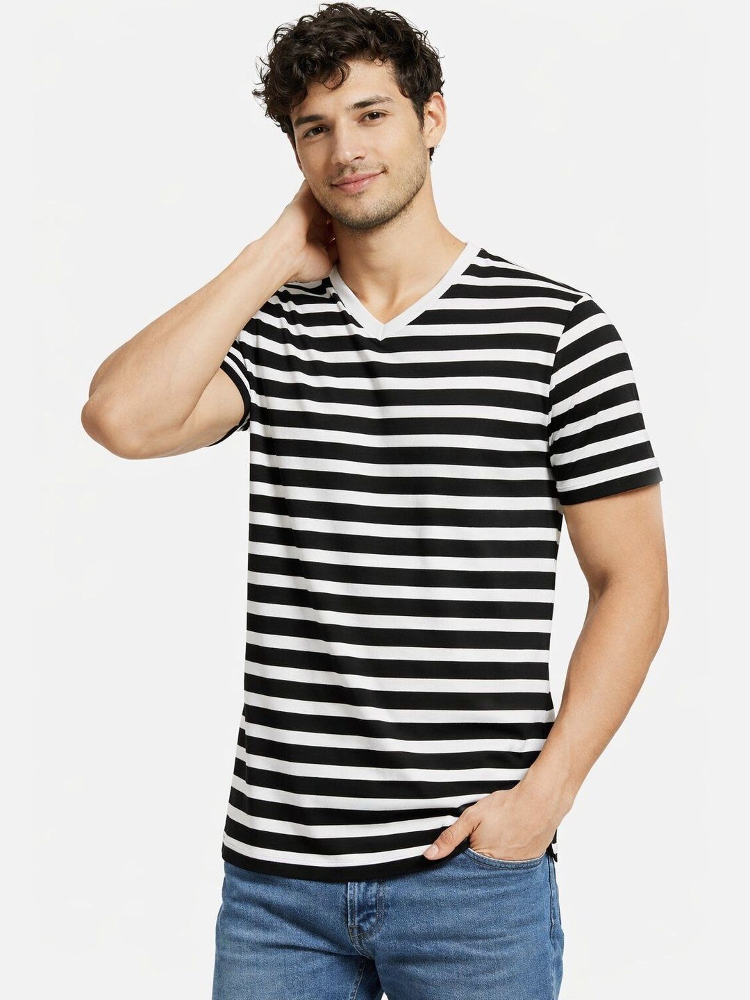 UnaOne Men V-Neck T-shirt