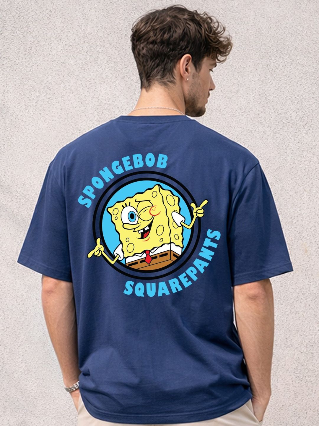 Kook N Keech X Minute Mirth Men Spongebob Printed T-shirt