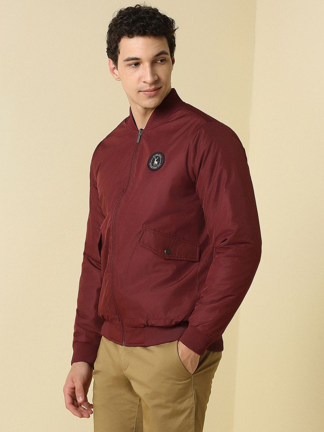 Allen Solly Men Open Front Jacket