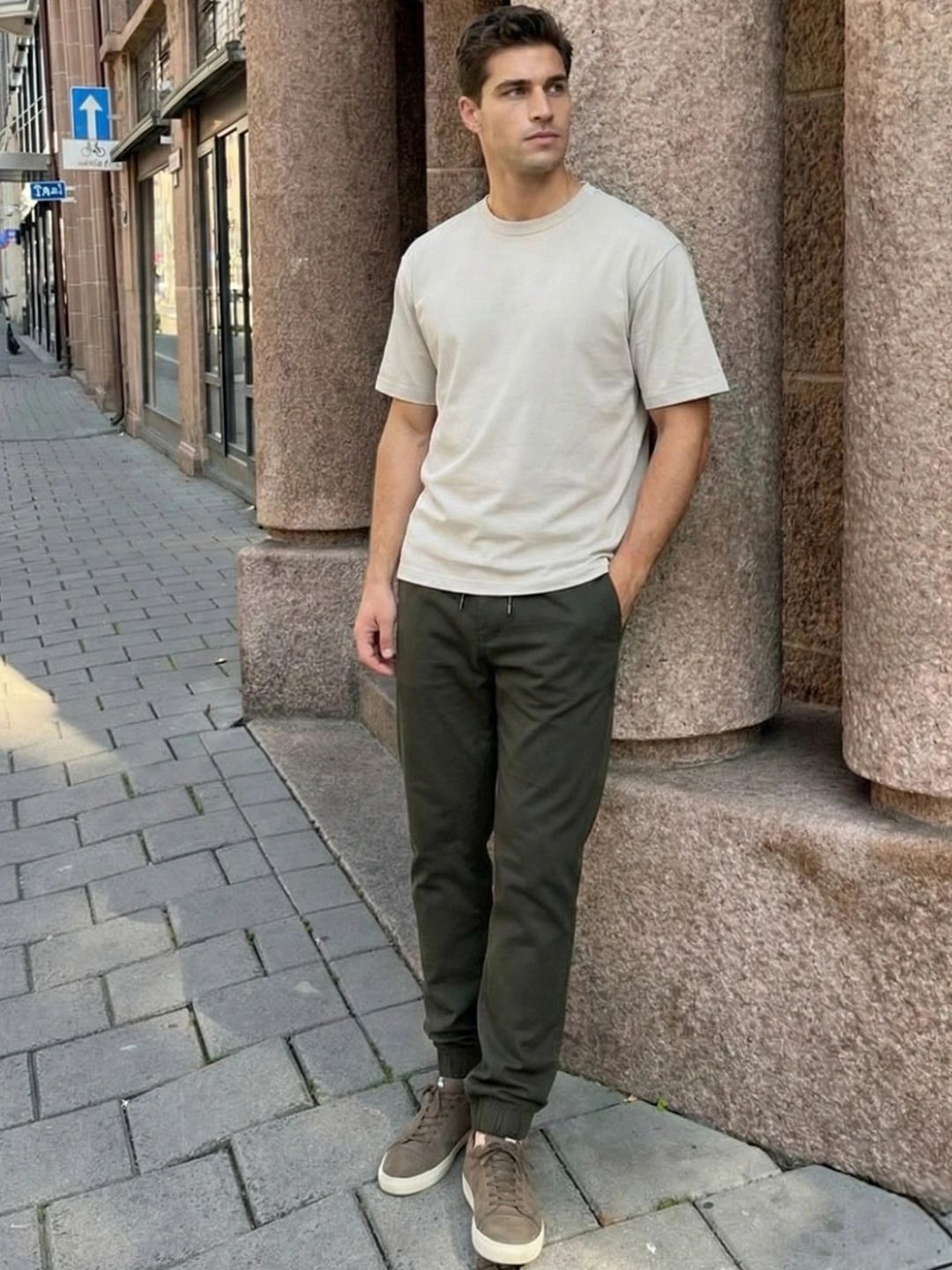 Roadster The Roadster Lifestyle Co. Men Solid Jogger Trousers
