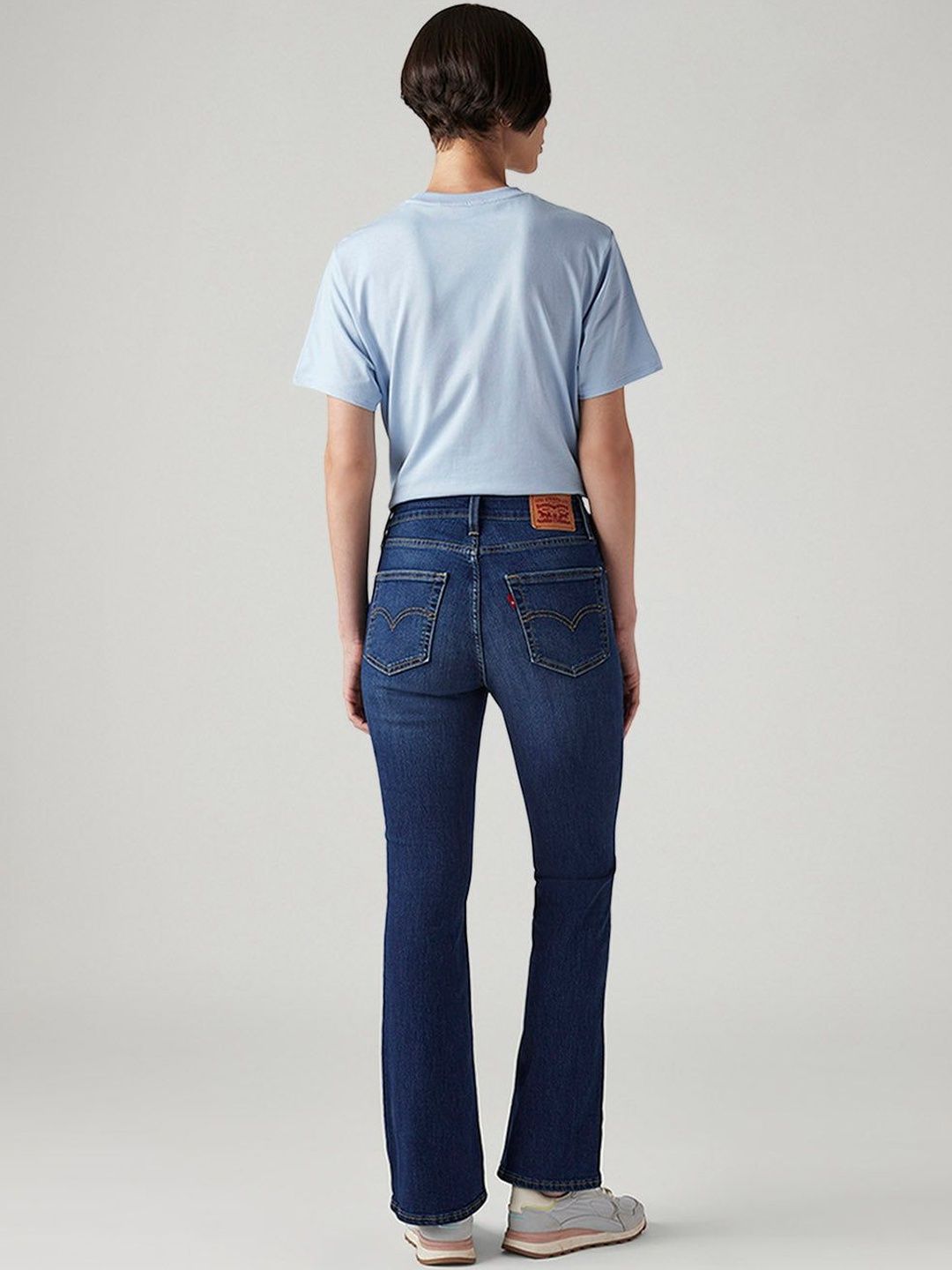 Classic Bootcut High-Rise Light Fade Stretchable Jeans