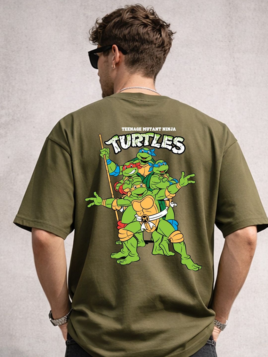 Kook N Keech X Minute Mirth Men Mutant Ninja Turtles Printed T-shirt