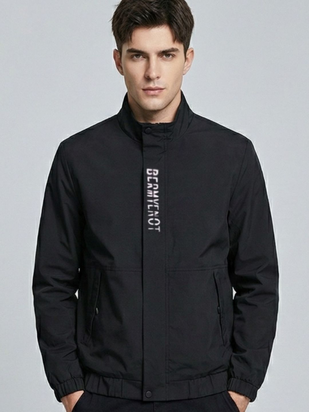 CARABA Men Lightweight Biker Jacket