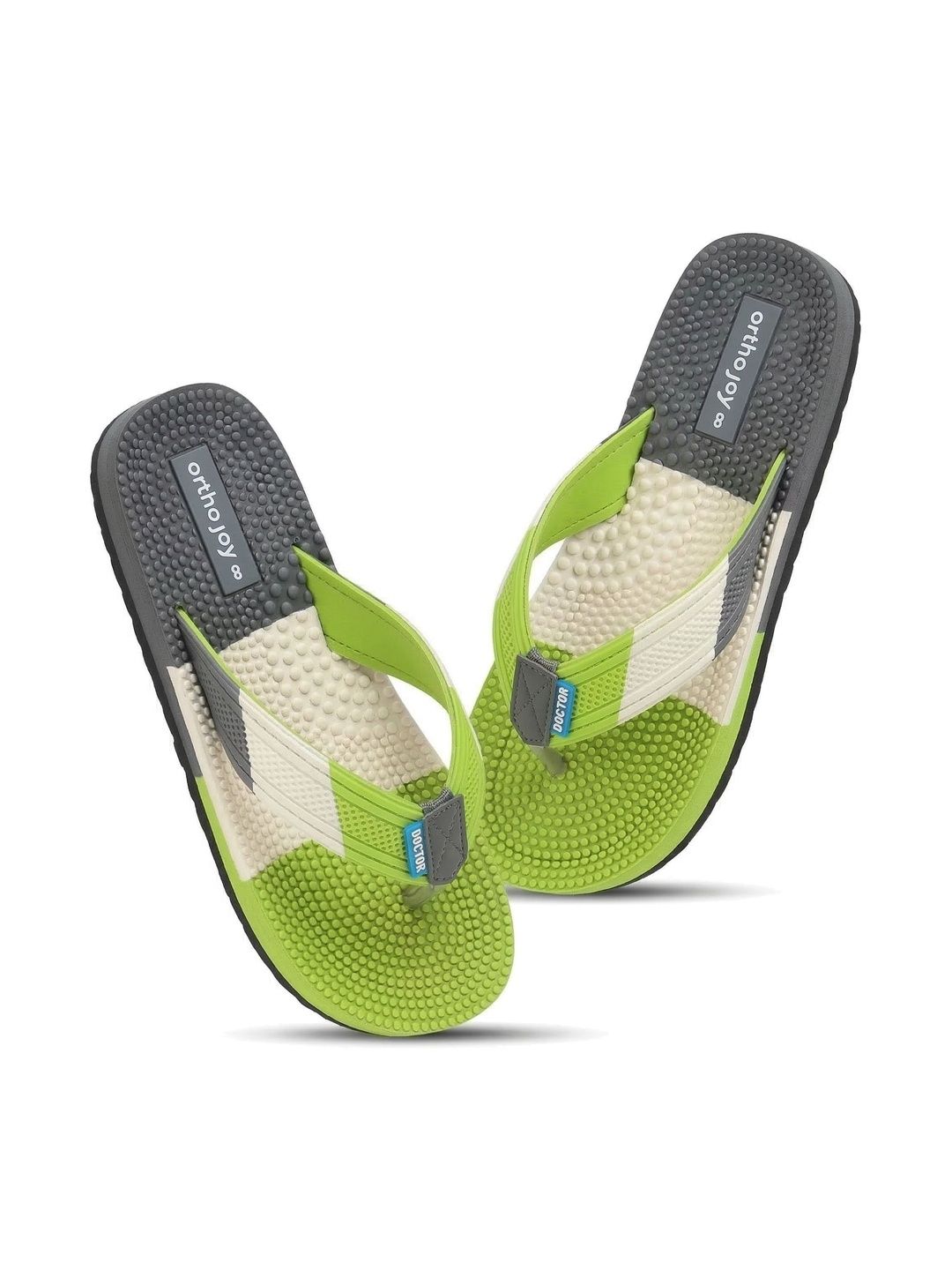 ORTHO JOY Men Rubber Flip Flops