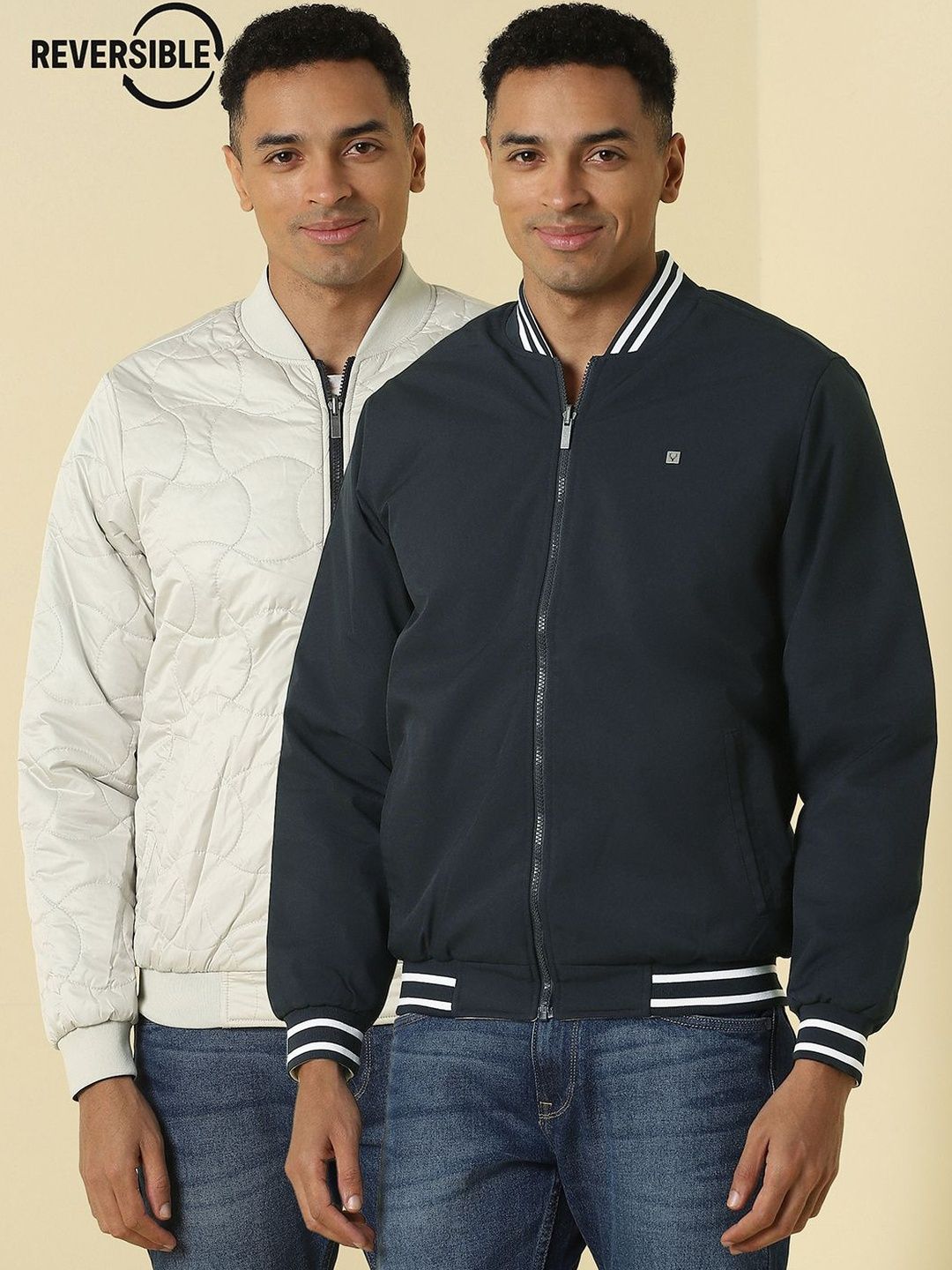 Allen Solly Men Open Front Jacket