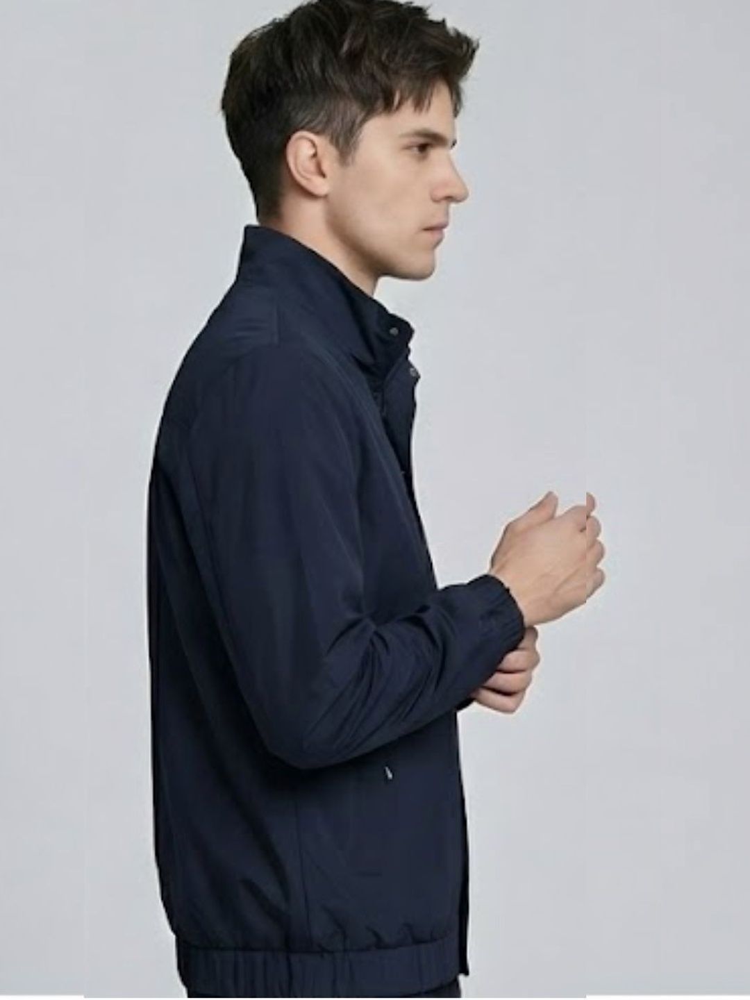 MIA FASHION Men Windcheater Biker Jacket