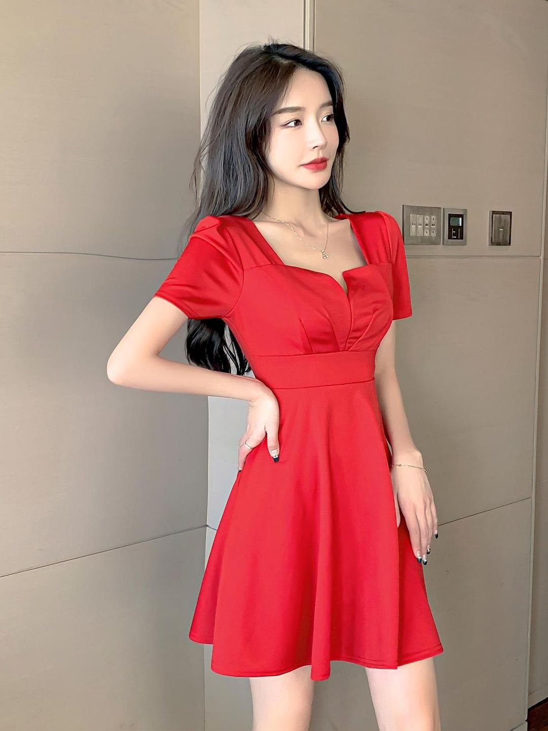 what color shoes goes with bright red a line dresses for girls - polopan  looks