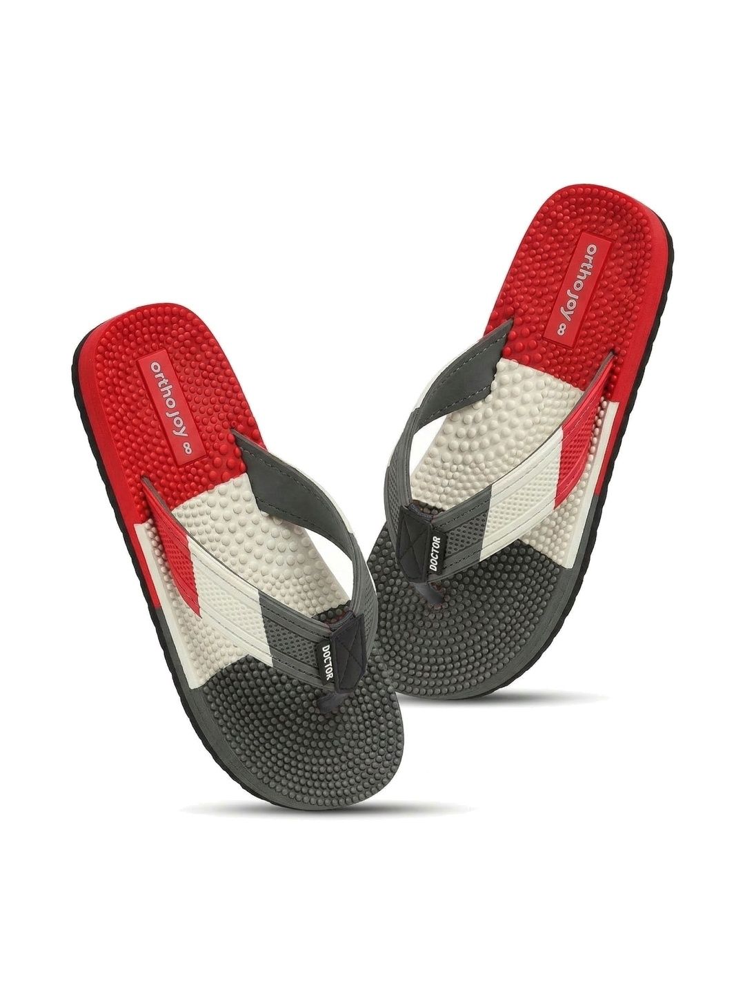 ORTHO JOY Men Rubber Flip Flops