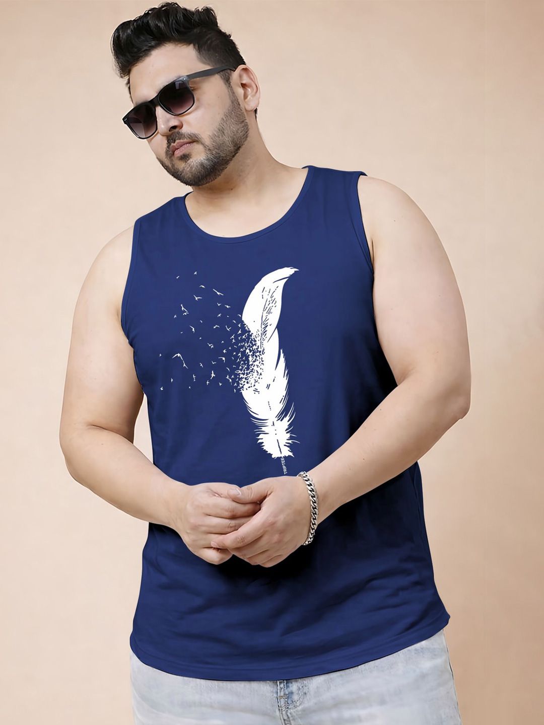 Triptee Printed Cotton Tank