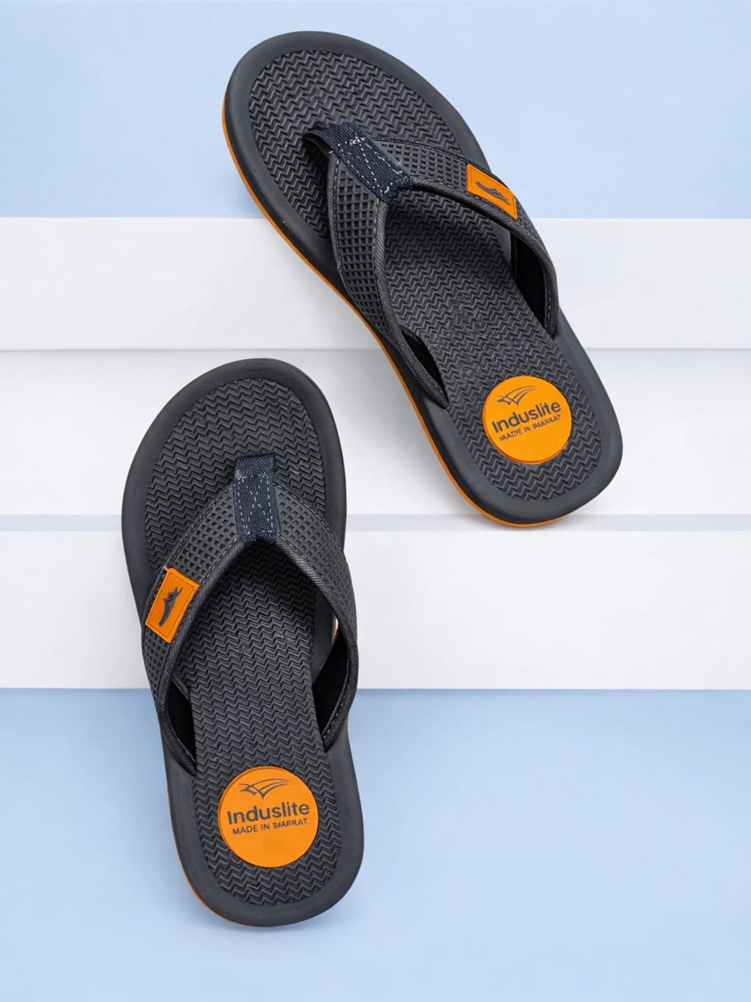 slider style Men Rubber Thong Flip-Flops