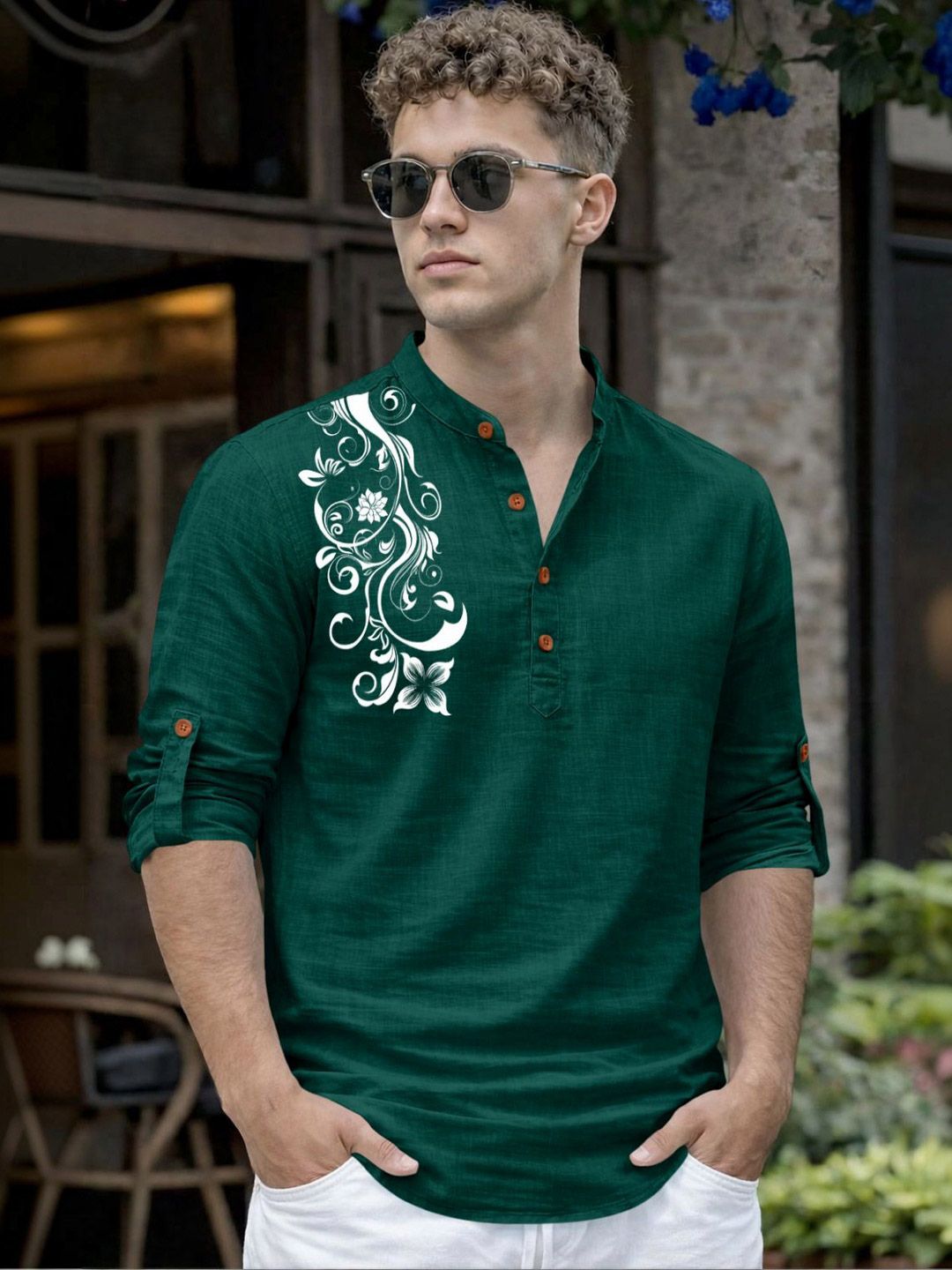 Zombom Men Kurta