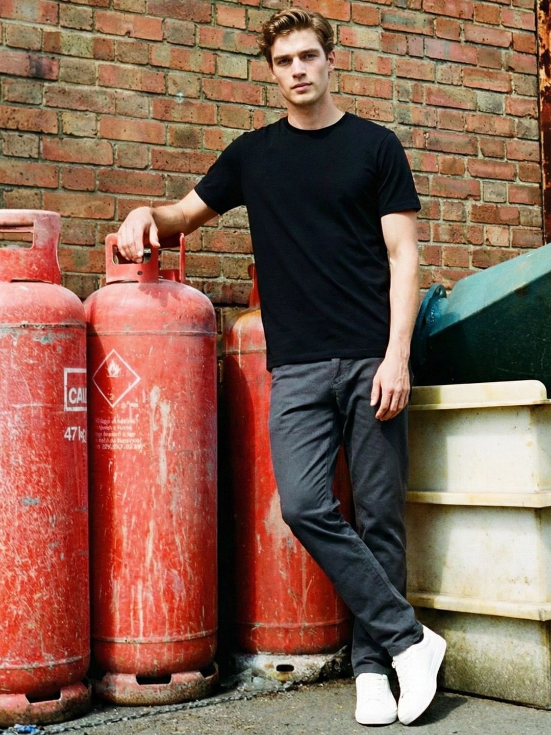 The Roadster Lifestyle Co Round Neck Cotton T-Shirt