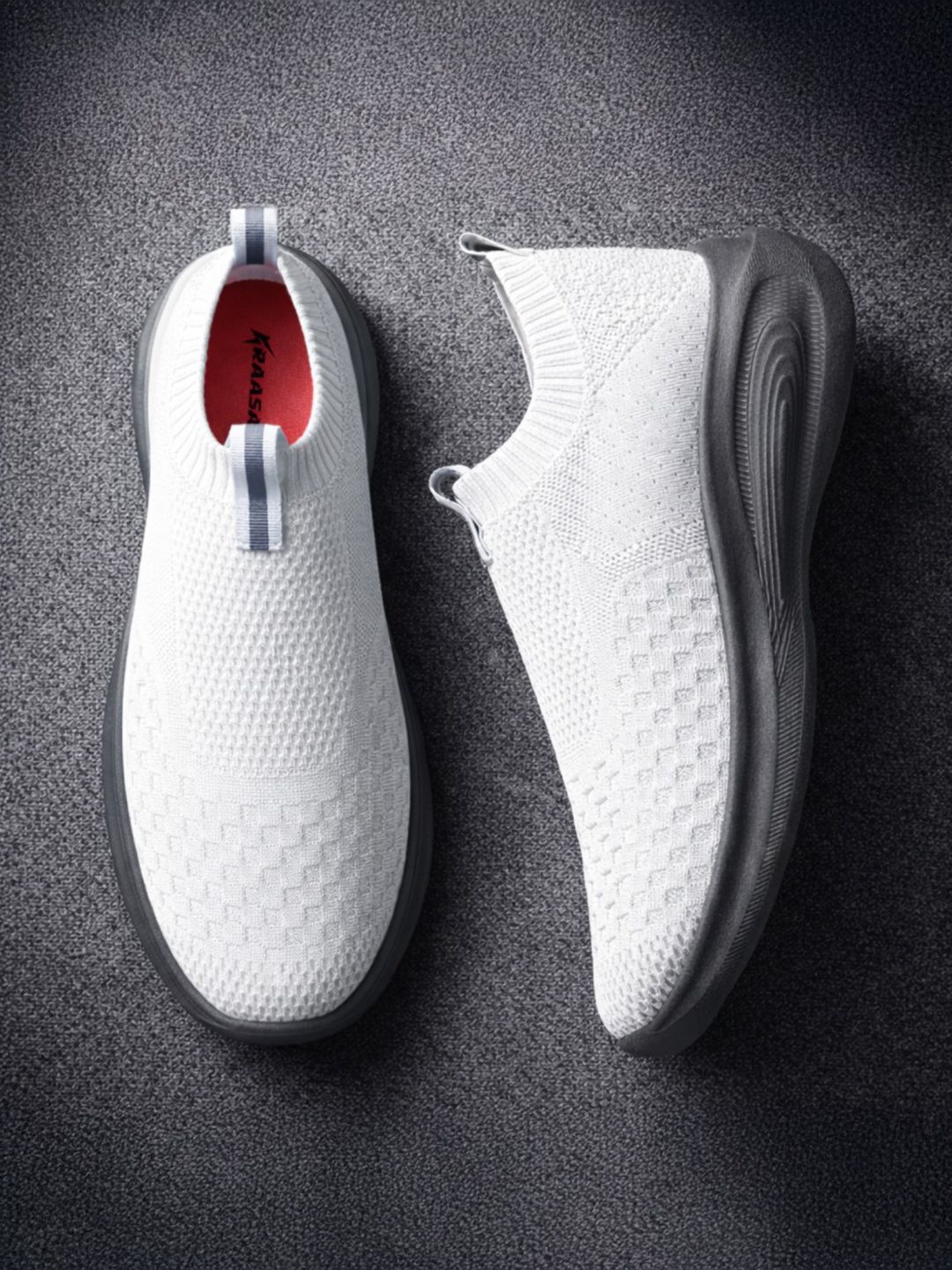 KRAASA Men Textile Walking Shoes