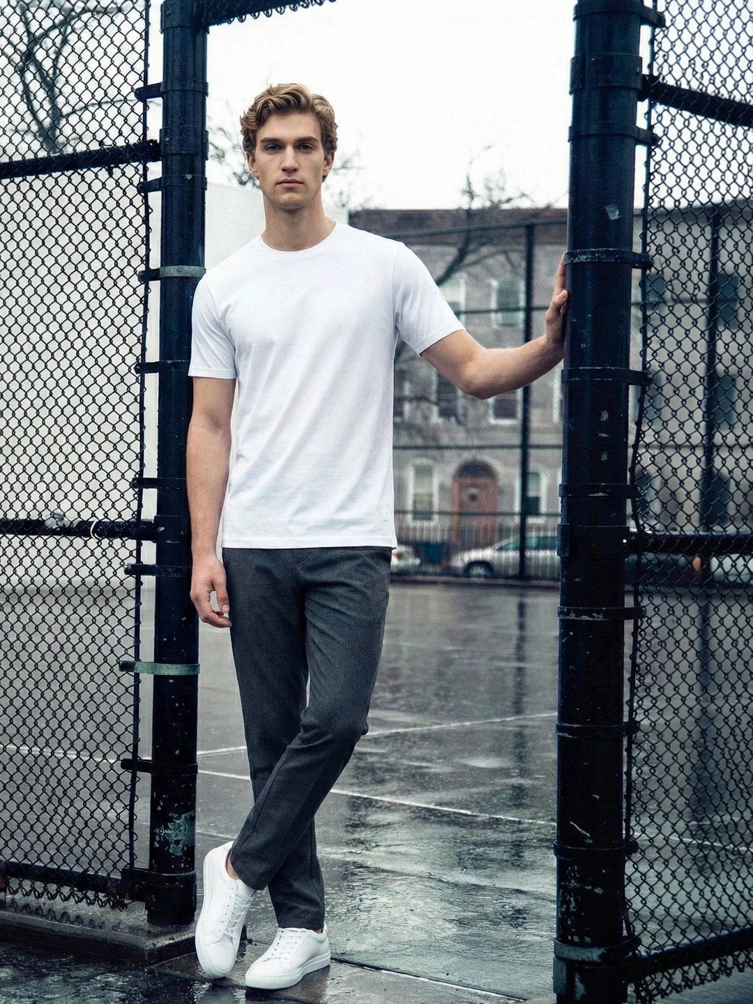 The Roadster Lifestyle Co Round Neck Cotton T-Shirt