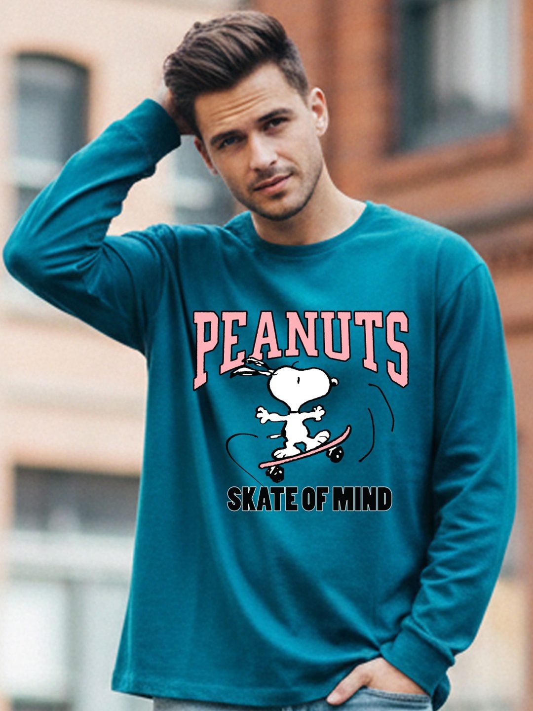 Kook N Keech X Minute Mirth Kook N Keech X Minute Snoopy Graphic Printed Cotton T-shirt