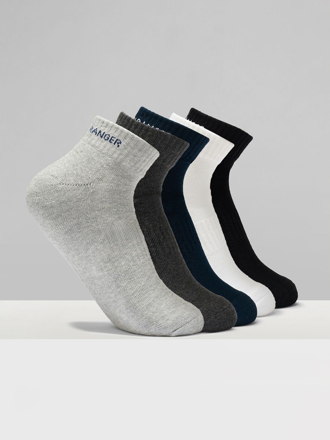 Urban Ranger by pantaloons Men Pack of 5 Cotton Blend Assorted Socks