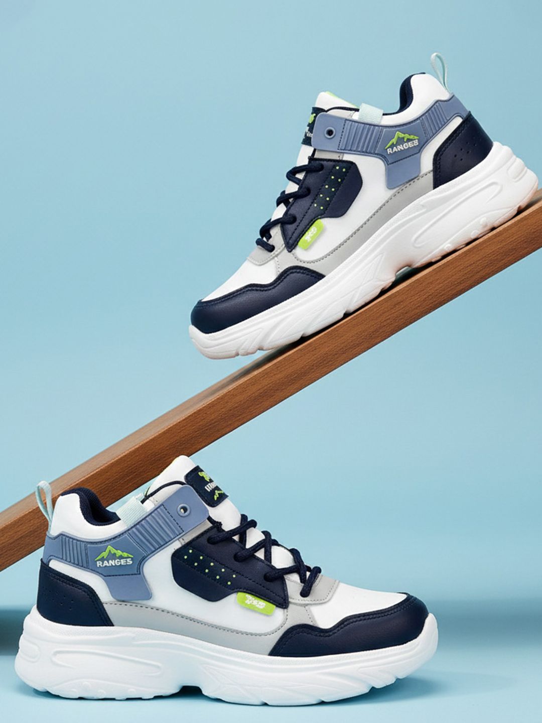 G&D G&D Kids Colorblocked Running Non-Marking Sports Shoes