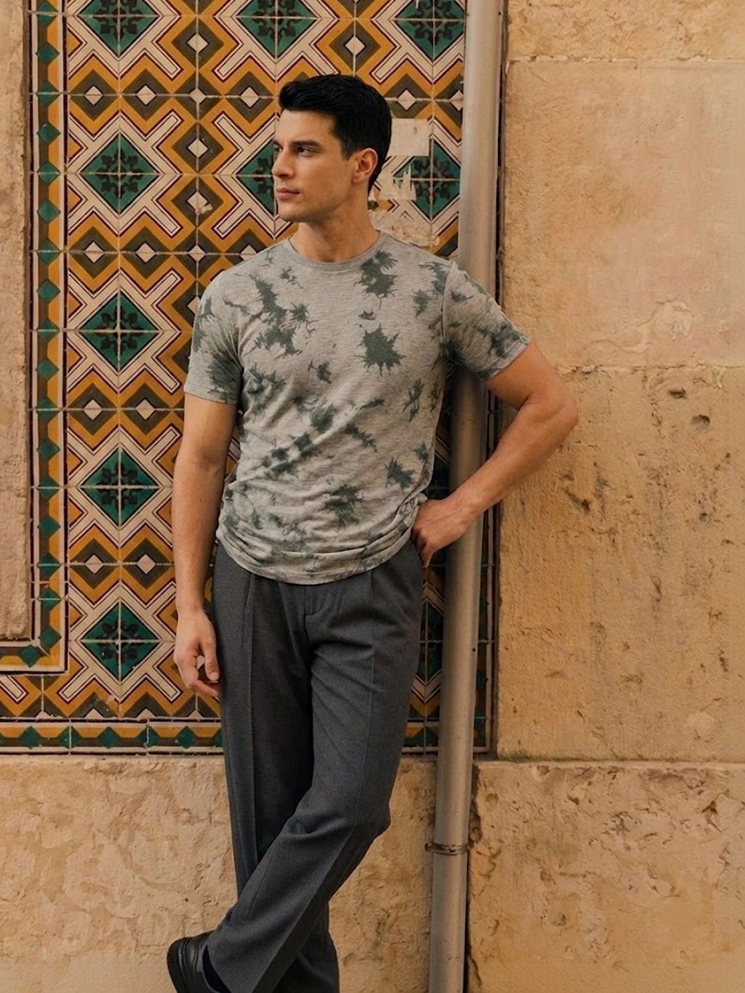 The Roadster Lifestyle Co Men Printed Round Neck Tshirts