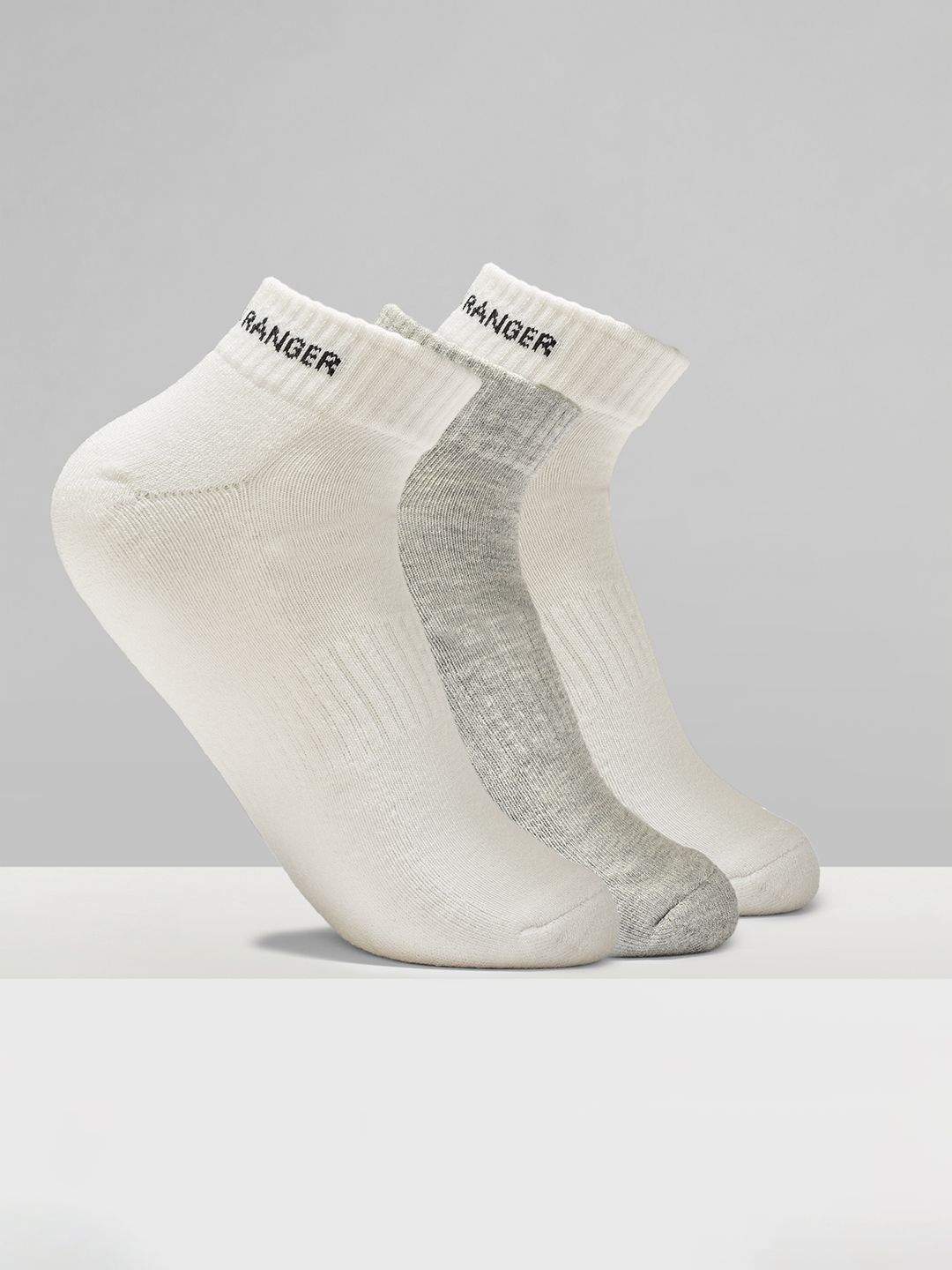Urban Ranger by pantaloons Men Pack of 3 Cotton Blend Assorted Socks