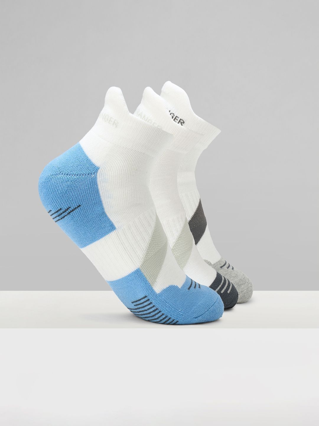 Urban Ranger by pantaloons Men Pack of 3 Cotton Blend Assorted Socks