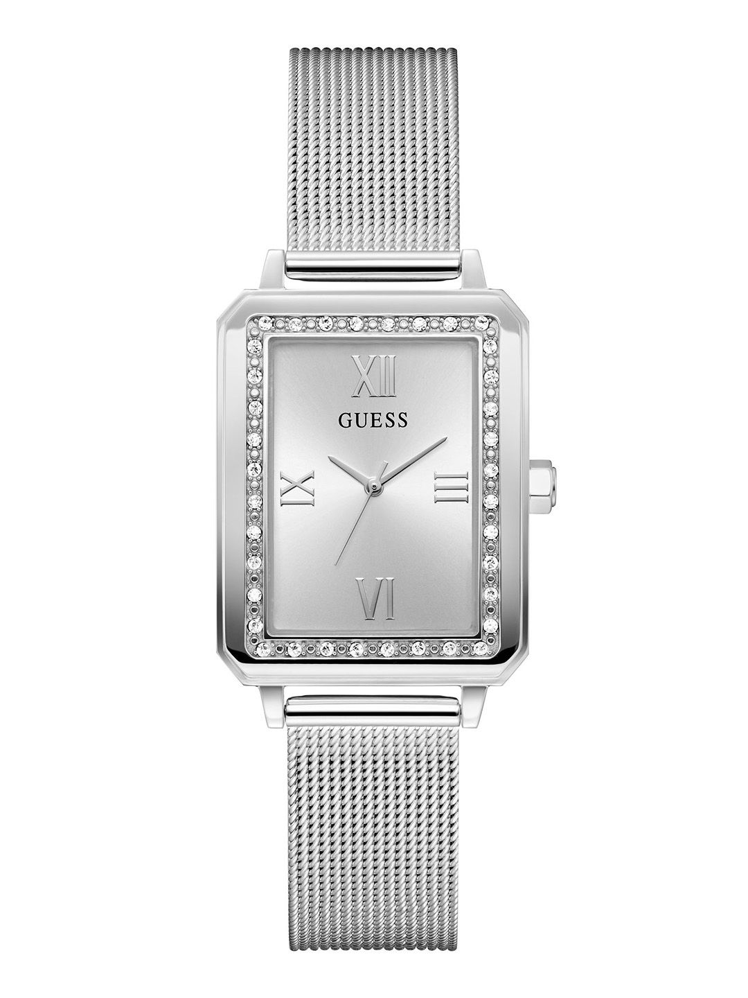 GUESS GUESS Women Dial & Stainless Steel Bracelet Style Straps Analogue Watch U1459L1M