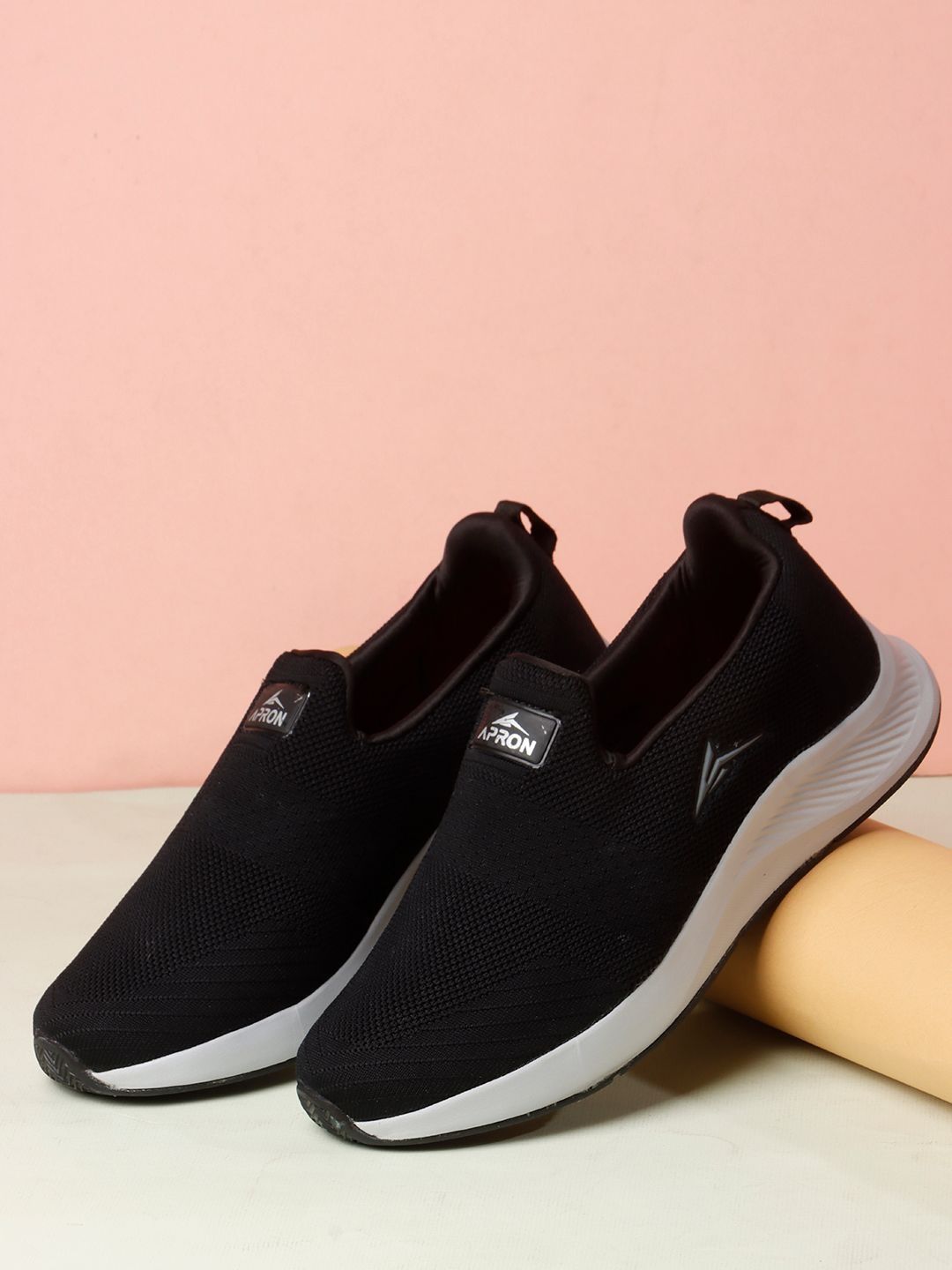 APRON Men Textile Running Non-Marking Shoes