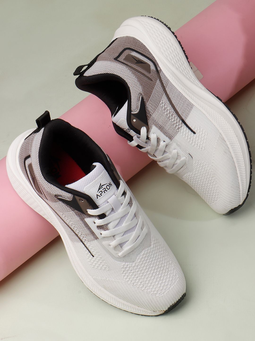 APRON Men Textile Running Non-Marking Shoes