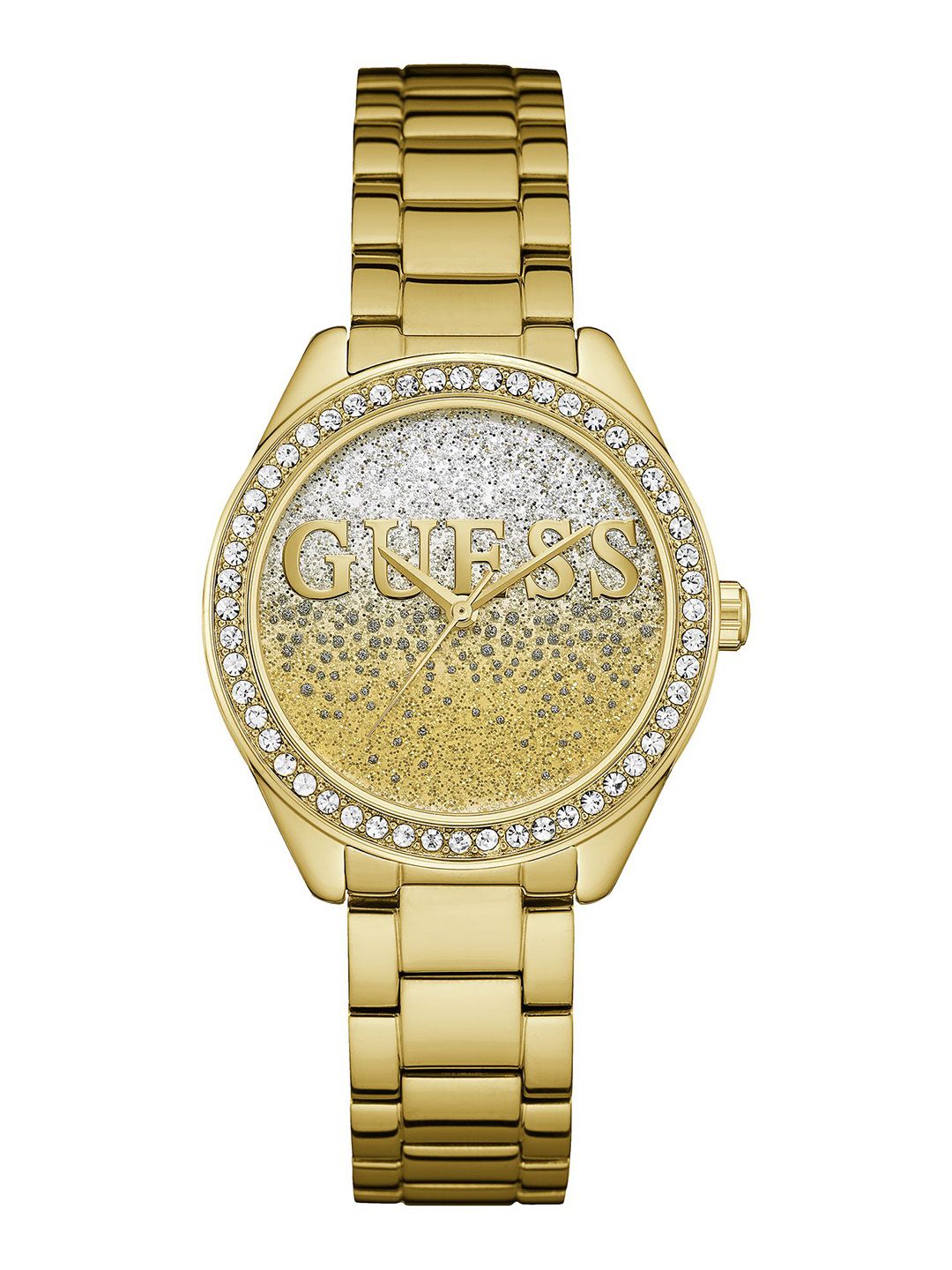 GUESS GUESS Women Embellished Dial Bracelet Style Strap Analogue Watch U0987L2M