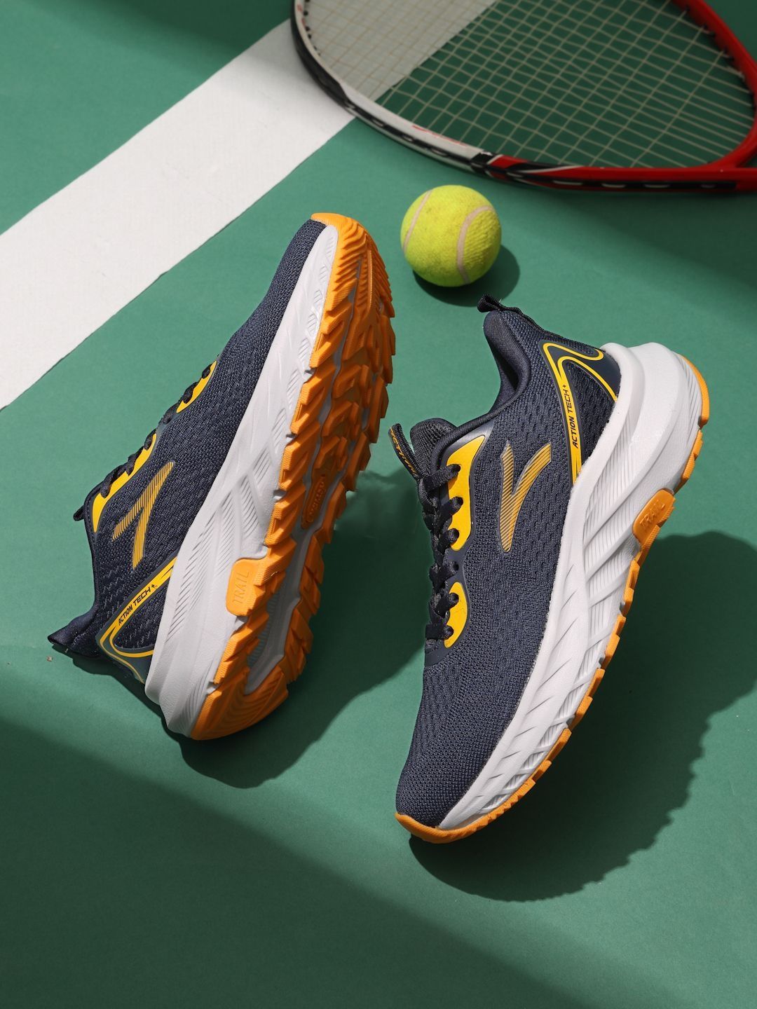 Action Men Mesh Running Non-Marking Shoes