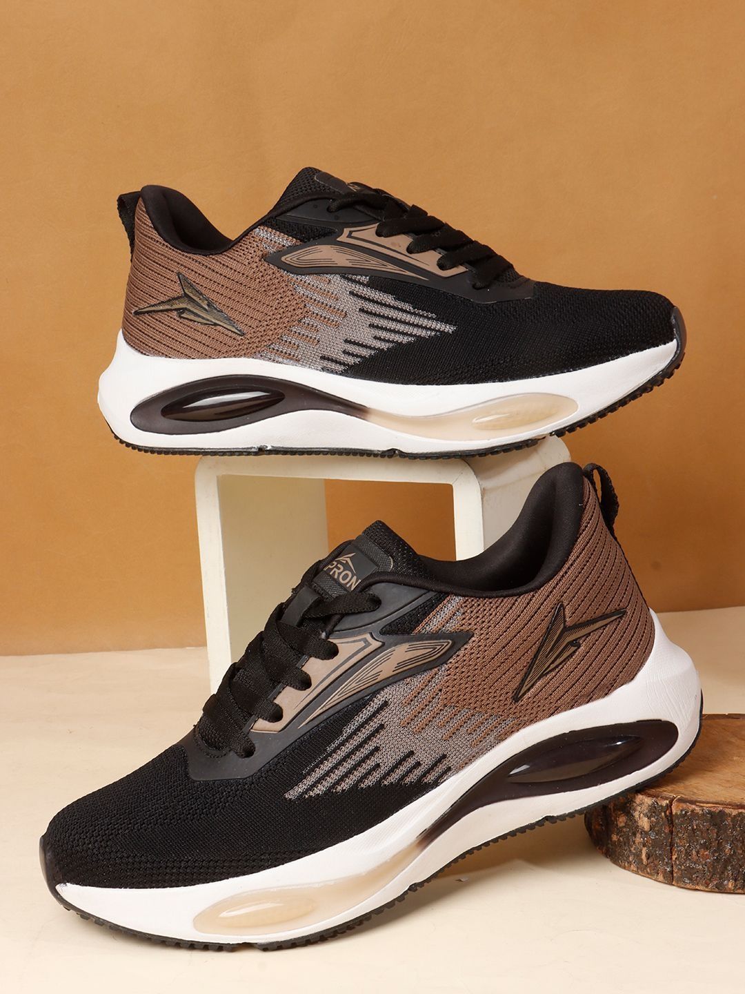 APRON Men Textile Running Non-Marking Shoes