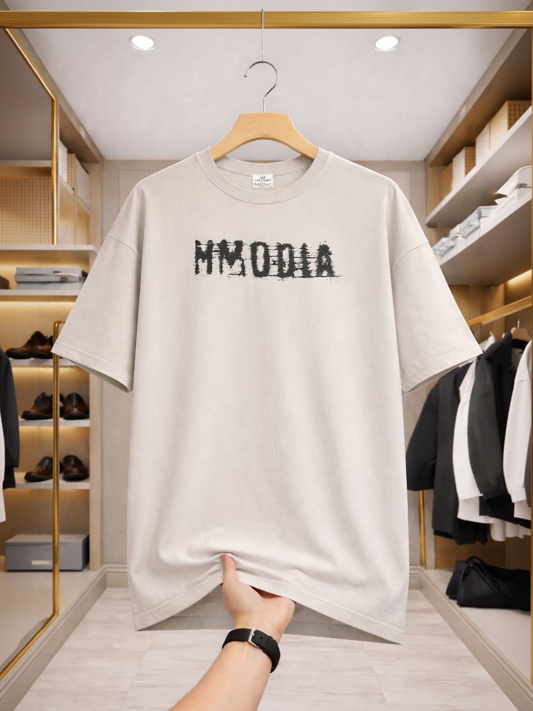 MACK JONNEY Men's Oversized Graphic Printed Streetwear Casual Relaxed Fit Tshirts