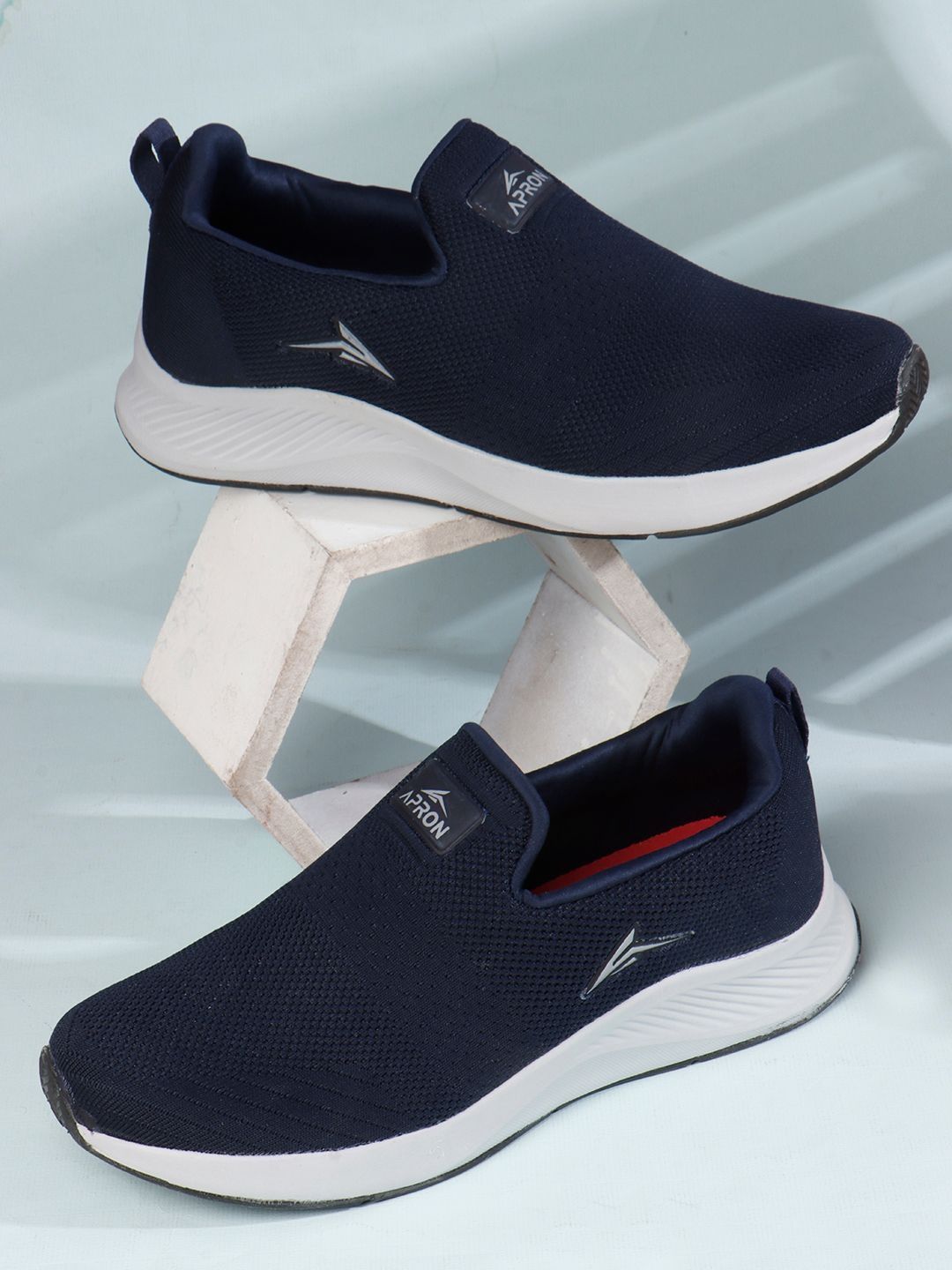 APRON Men Textile Running Non-Marking Shoes