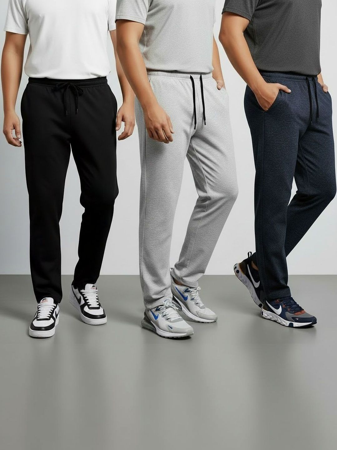 Moda Rapido Men Pack of 3 Regular Fit Track Pants