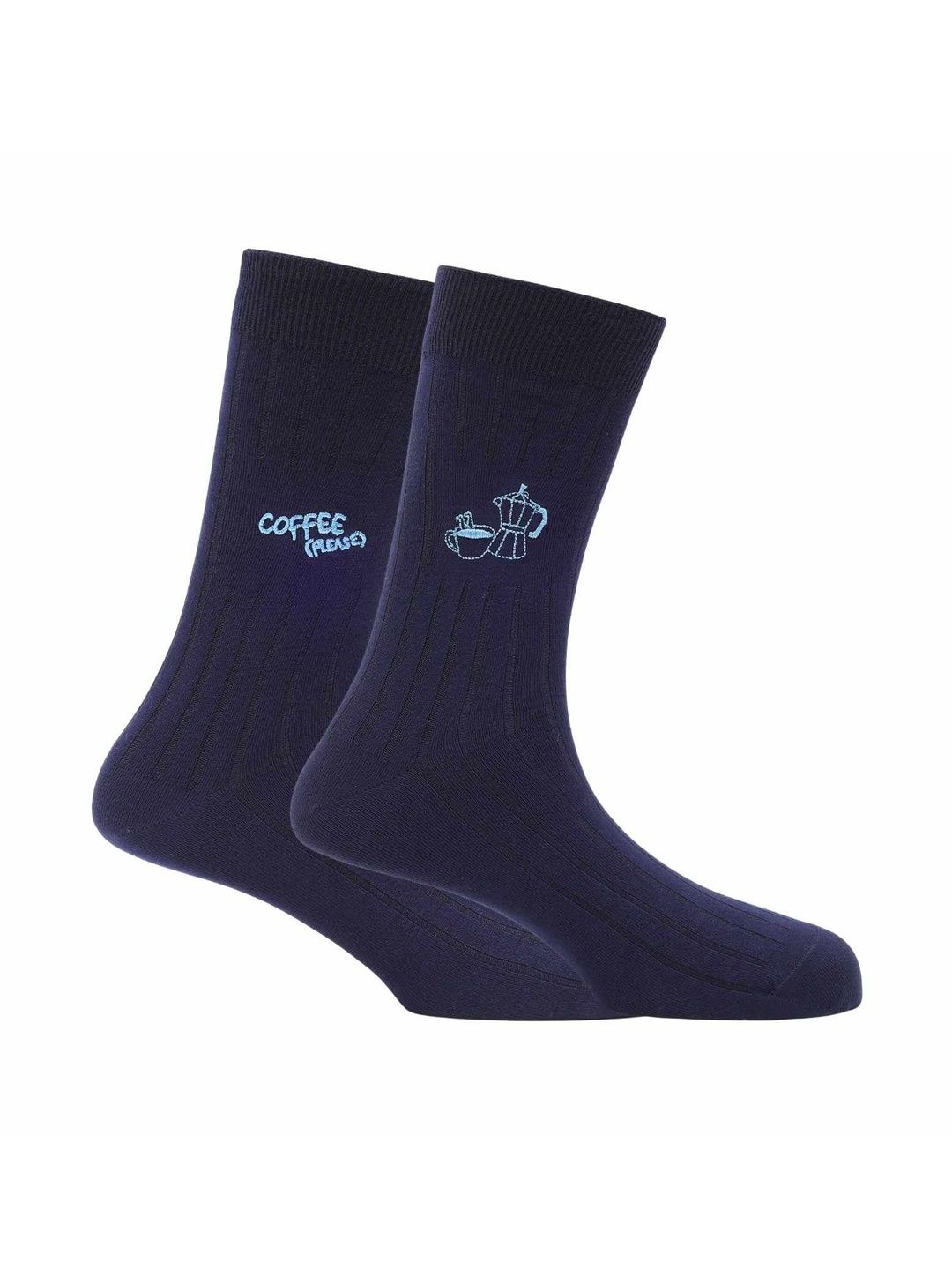 Soxytoes Men Striped Calf Length Socks