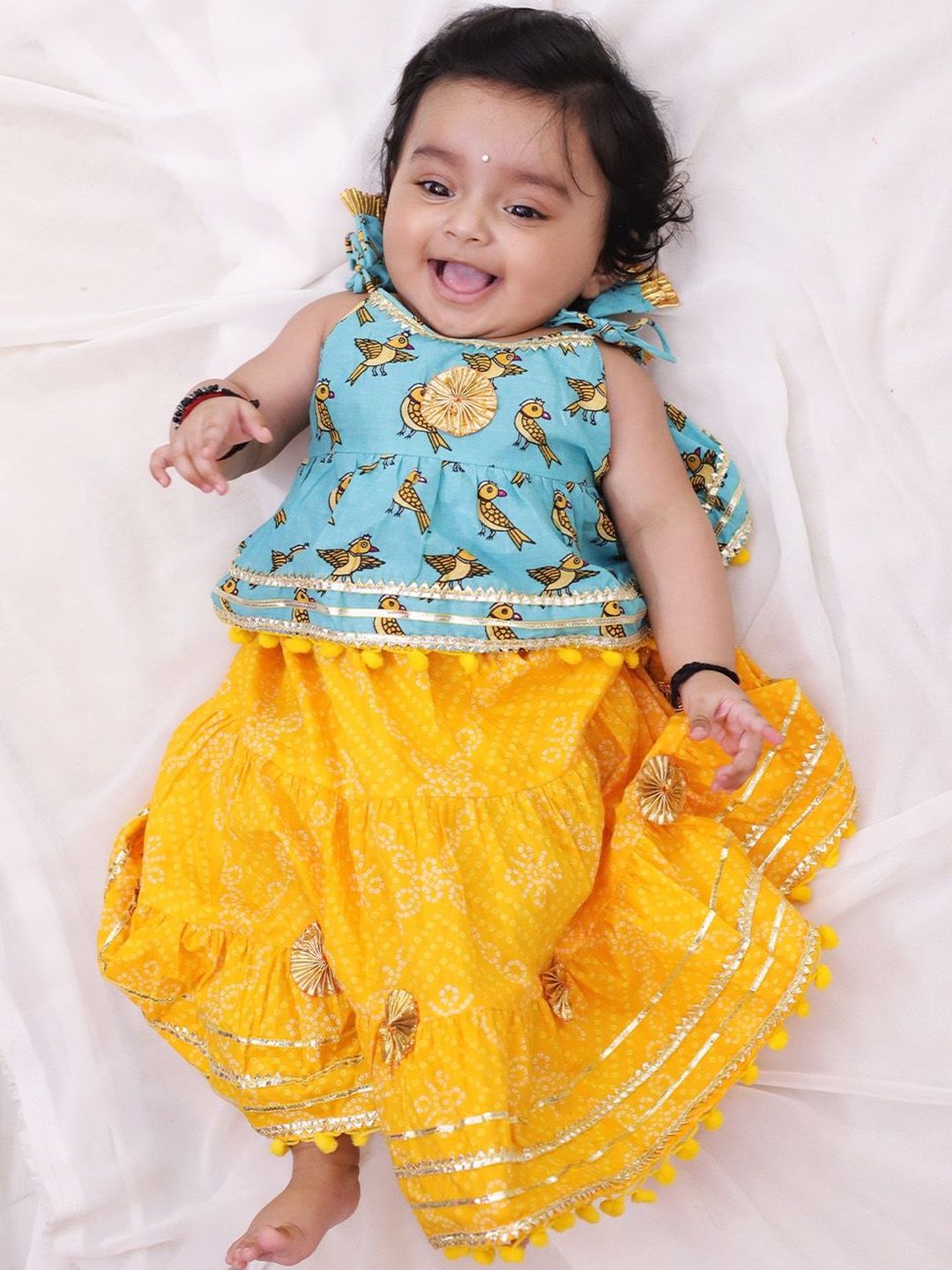 BownBee Girls Ready to Wear Lehenga &