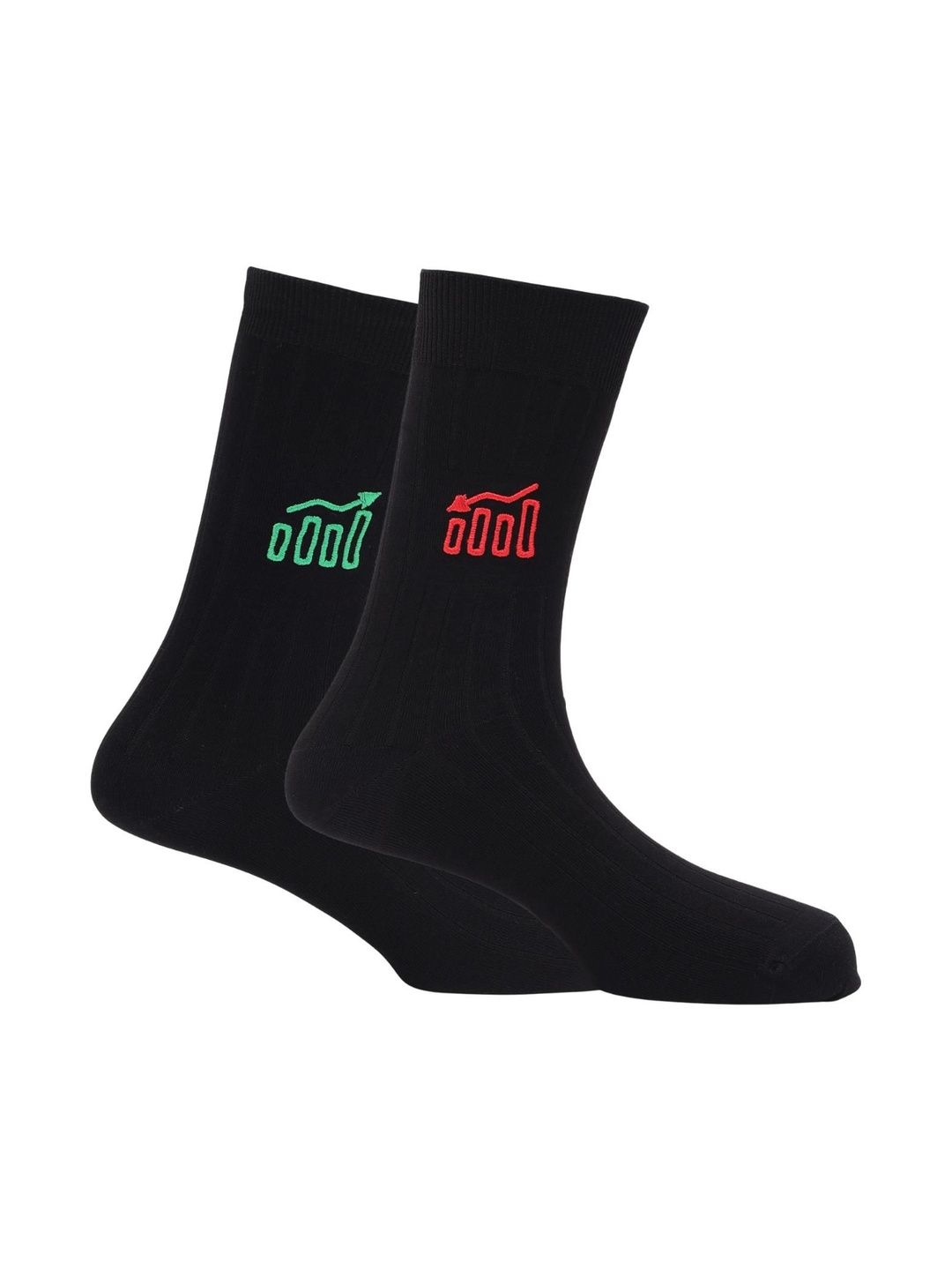 Soxytoes Men Striped Calf Length Socks