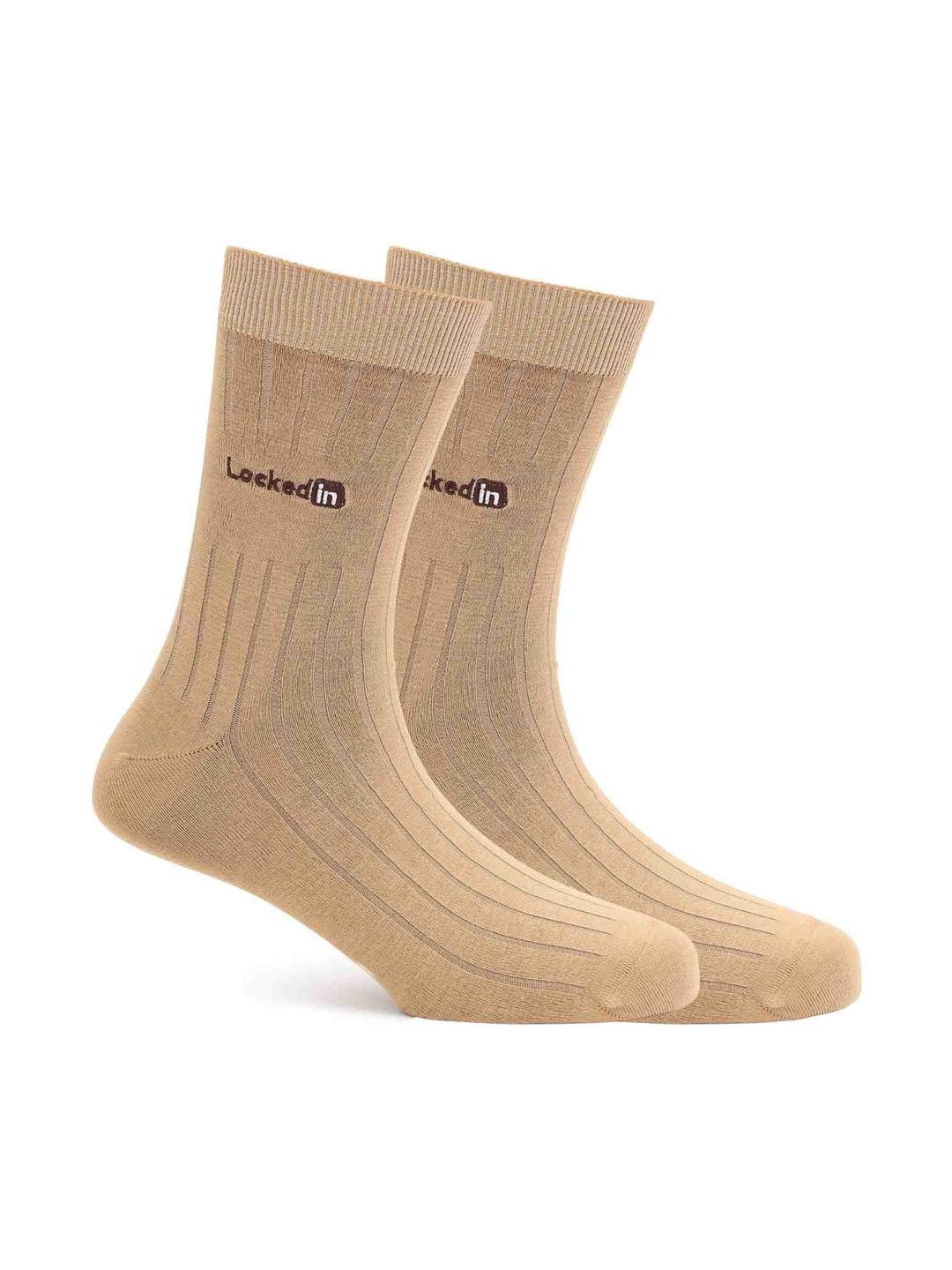 Soxytoes Men Striped Calf Length Socks