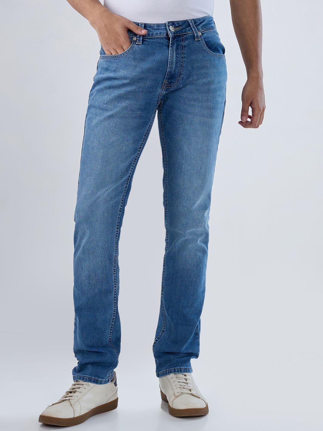 SPYKAR SPYKAR Men Rover Mid Rise Regular Fit Jeans