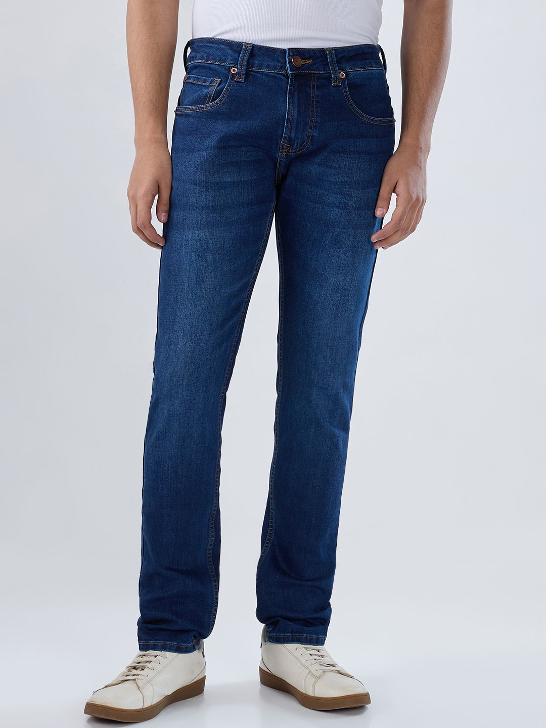 SPYKAR Men Slim Fit Low Rise Stretchable Jeans