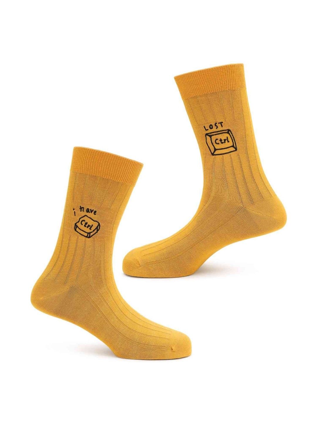 Soxytoes Men Striped Calf Length Socks