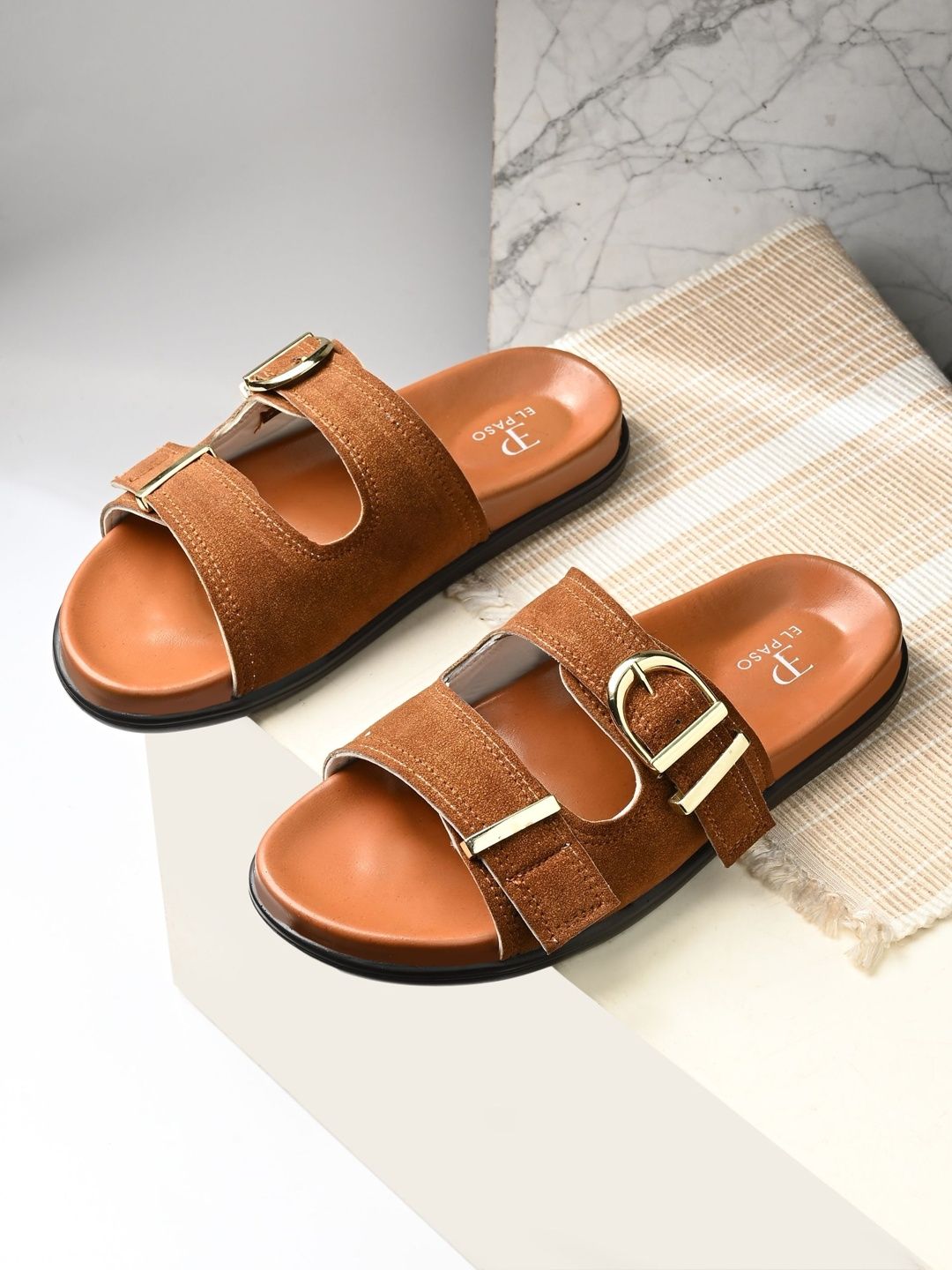 El Paso Women Open Toe Round Toe Flats