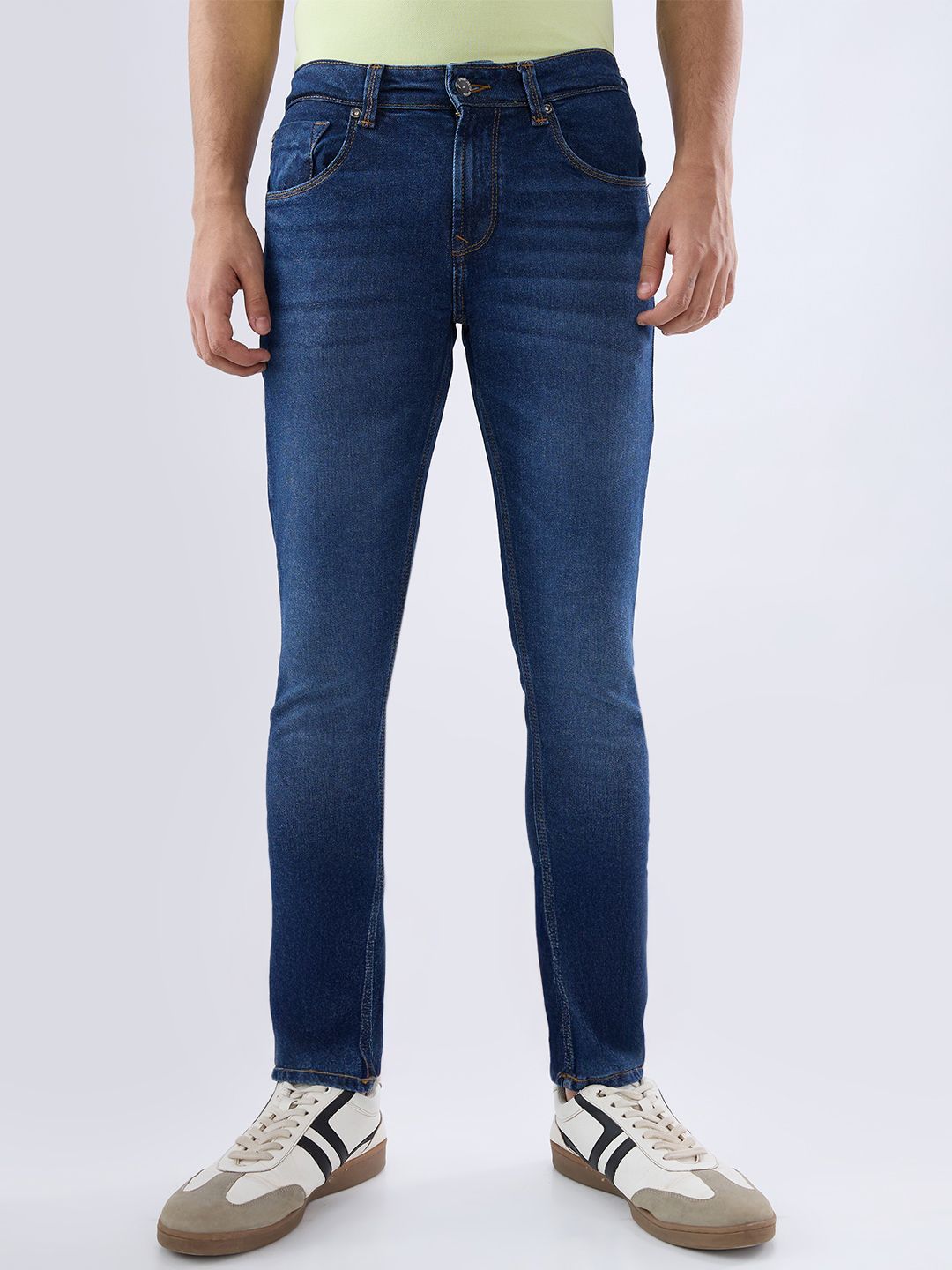 Men Super Skinny Fit Jeans SPYKAR Men Super Slim Fit Low-Rise Stretchable Jeans
