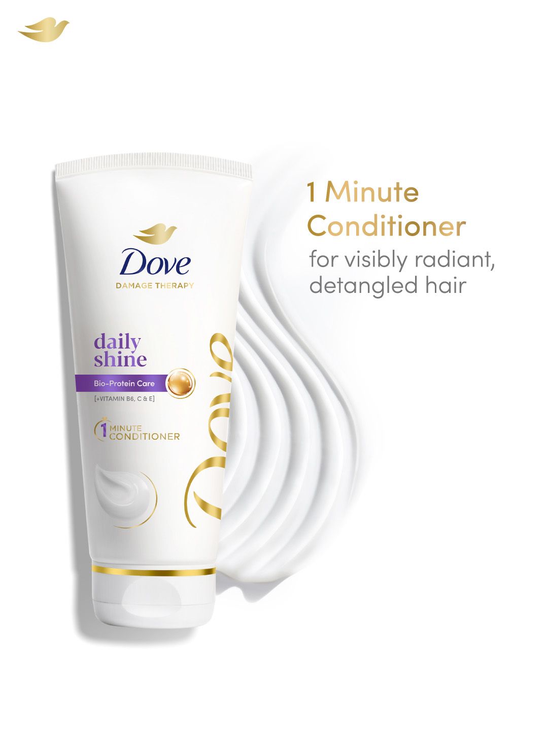Dove Daily Shine Conditioner With Bio Protein - 175 ml