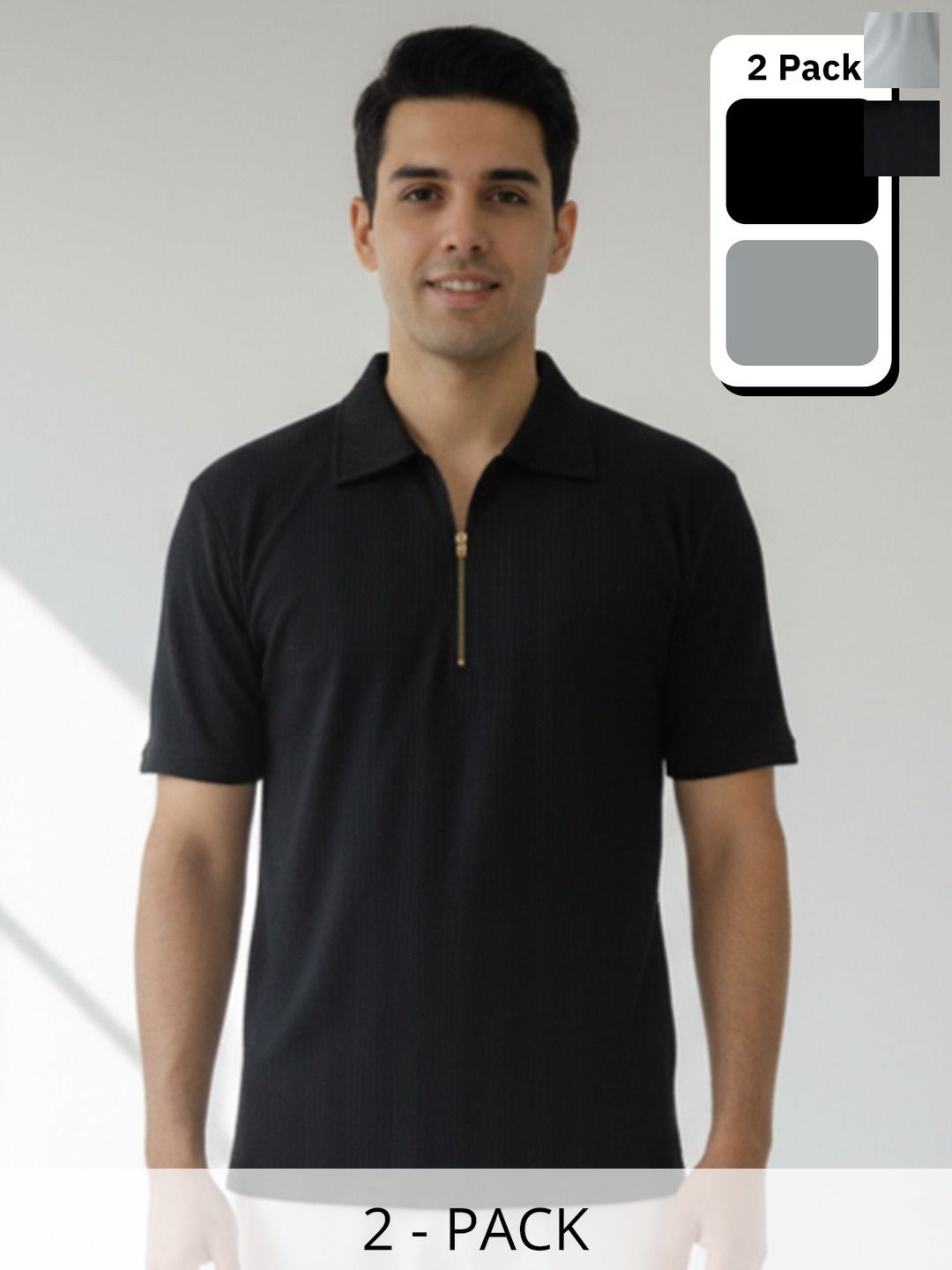 Dollar Men 2 Polo Collar T-shirt