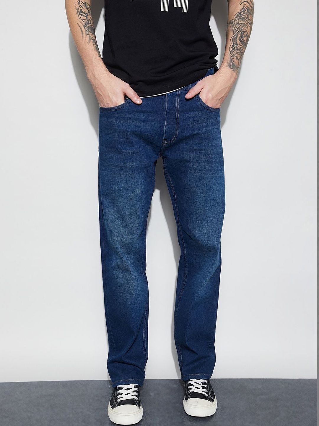 Fame Forever by Lifestyle Men Straight Fit Mid-Rise Jeans